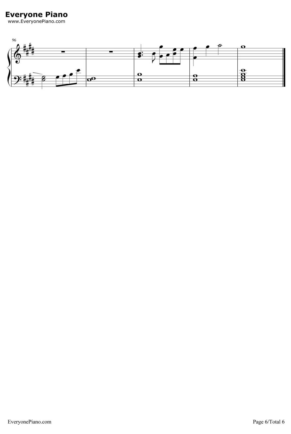 まるかいて地球钢琴谱-浪川大辅-画个圆圆的地球6