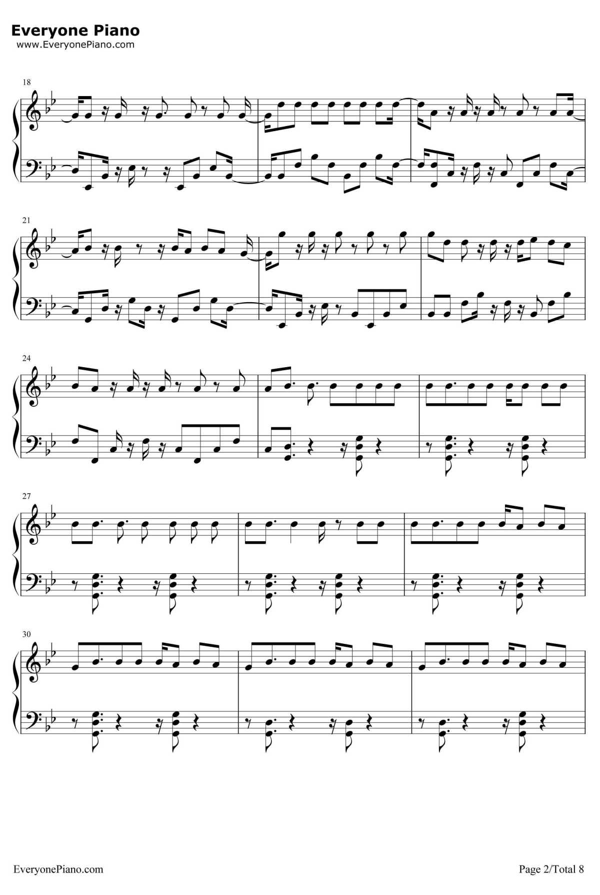 Sky钢琴谱-AlanWalkerandAlexSkrindo2