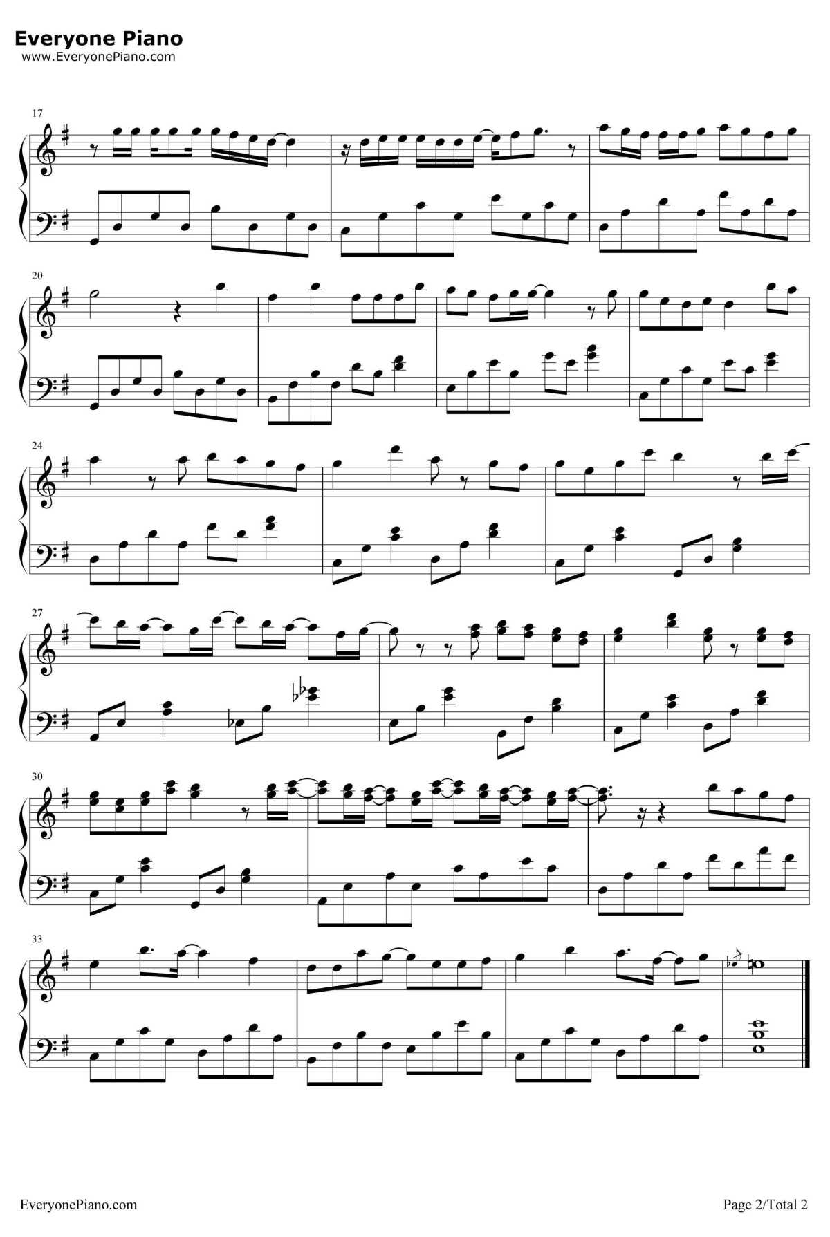 ハナノイロ钢琴谱-nano.RIPE-花开物语OP2