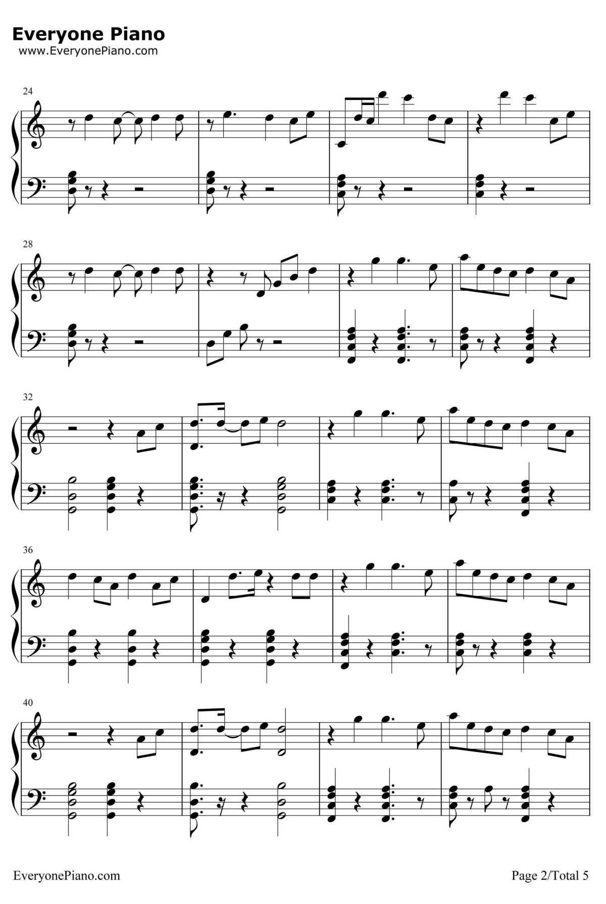 Secrets钢琴谱-TheWeeknd2