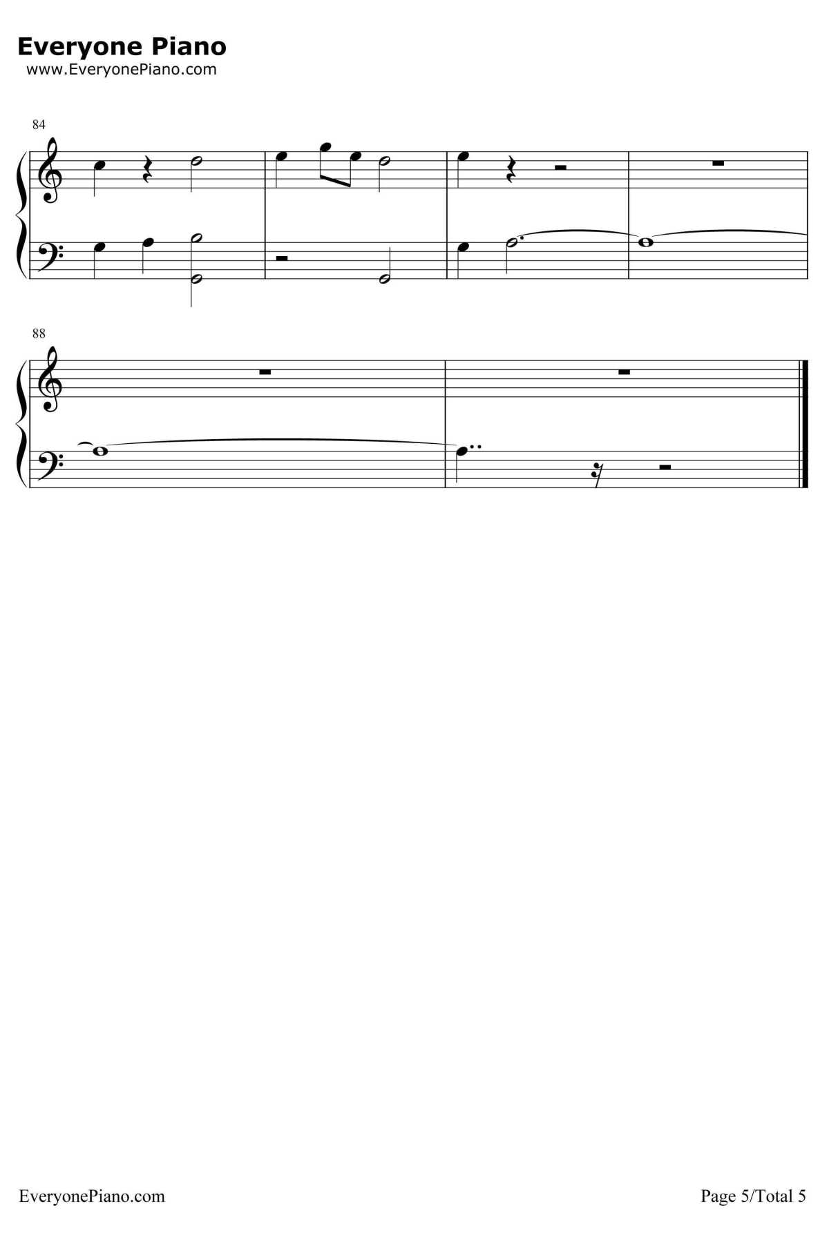 Secrets钢琴谱-TheWeeknd5