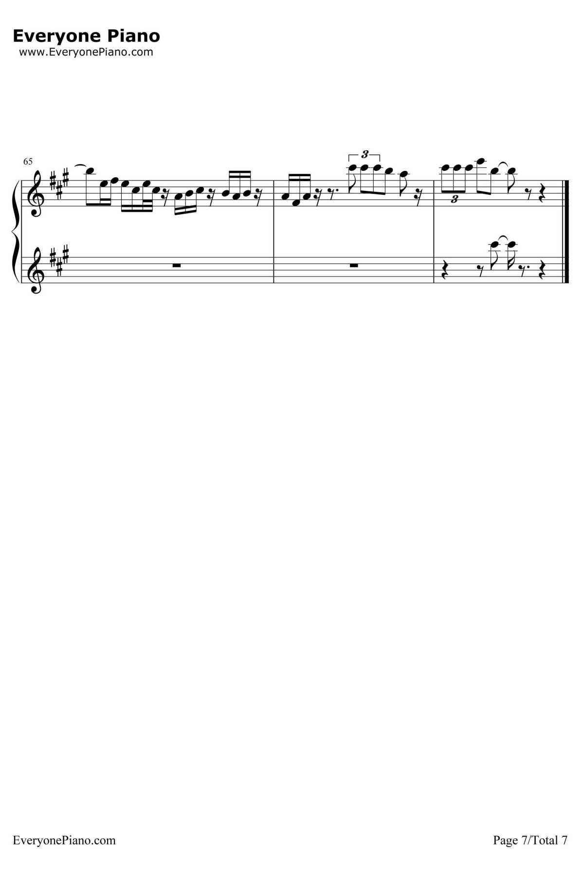 Most Girls钢琴谱-HaileeSteinfeld7