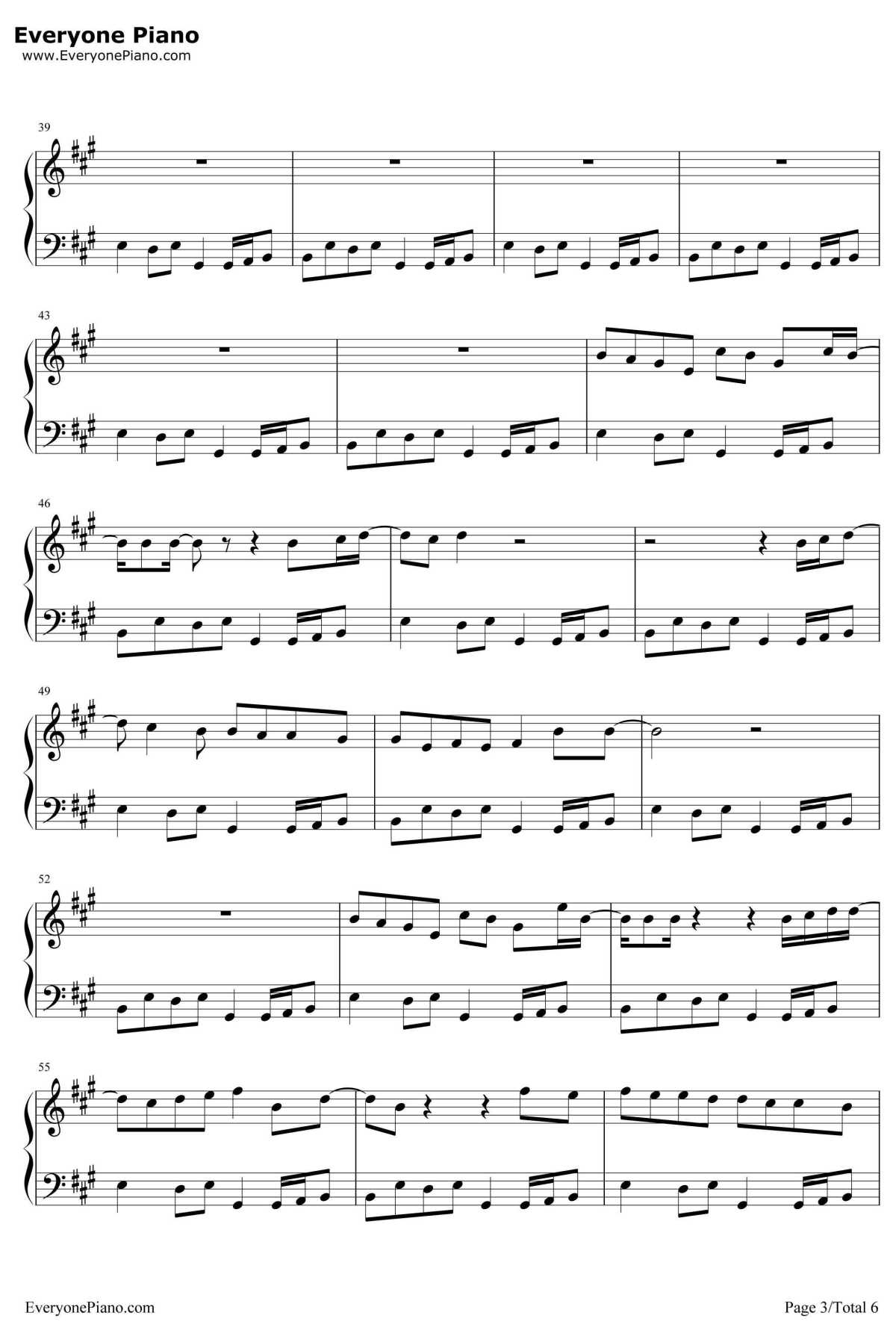 放钢琴谱-陈奕迅3