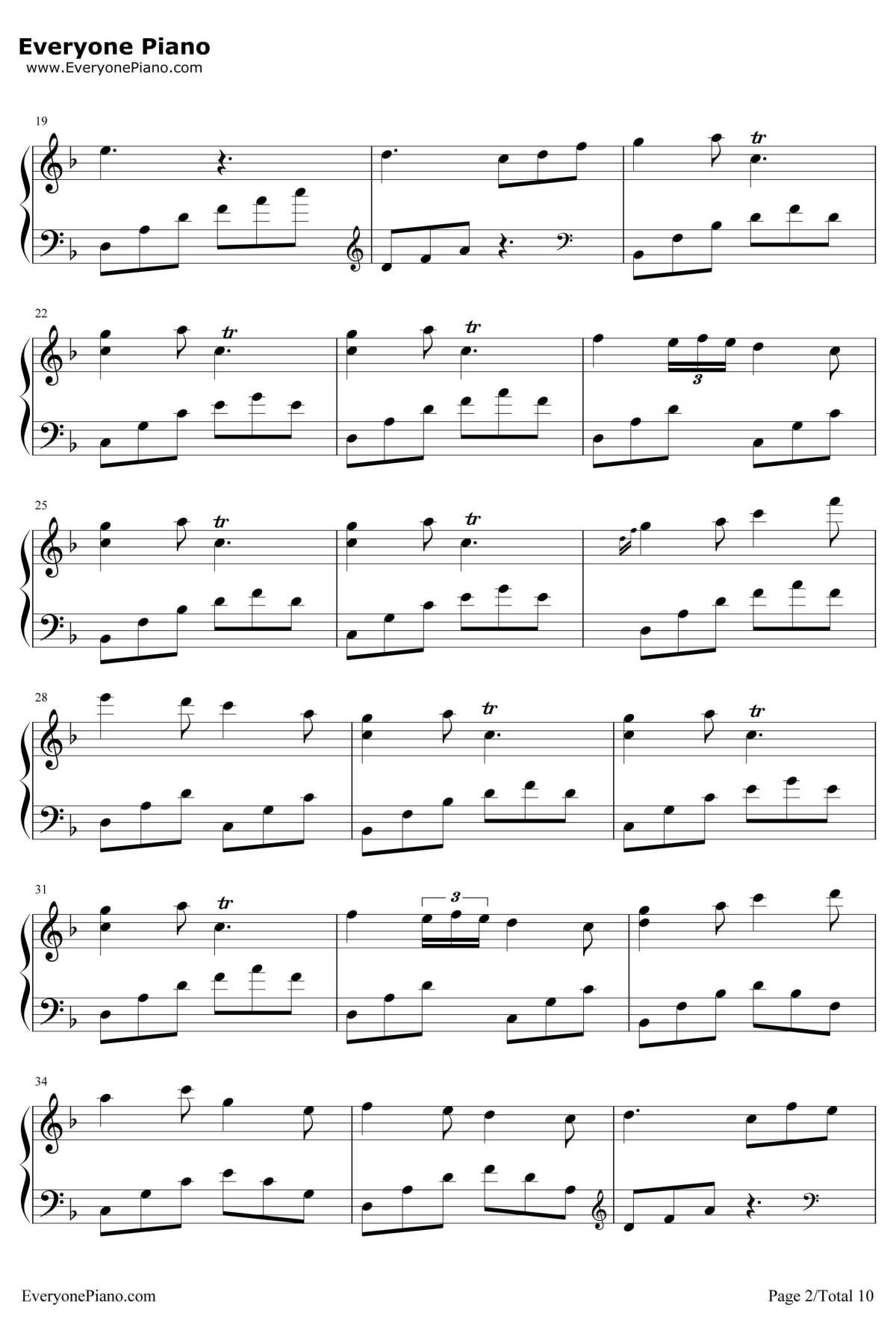 千本樱变奏钢琴谱-初音ミク2