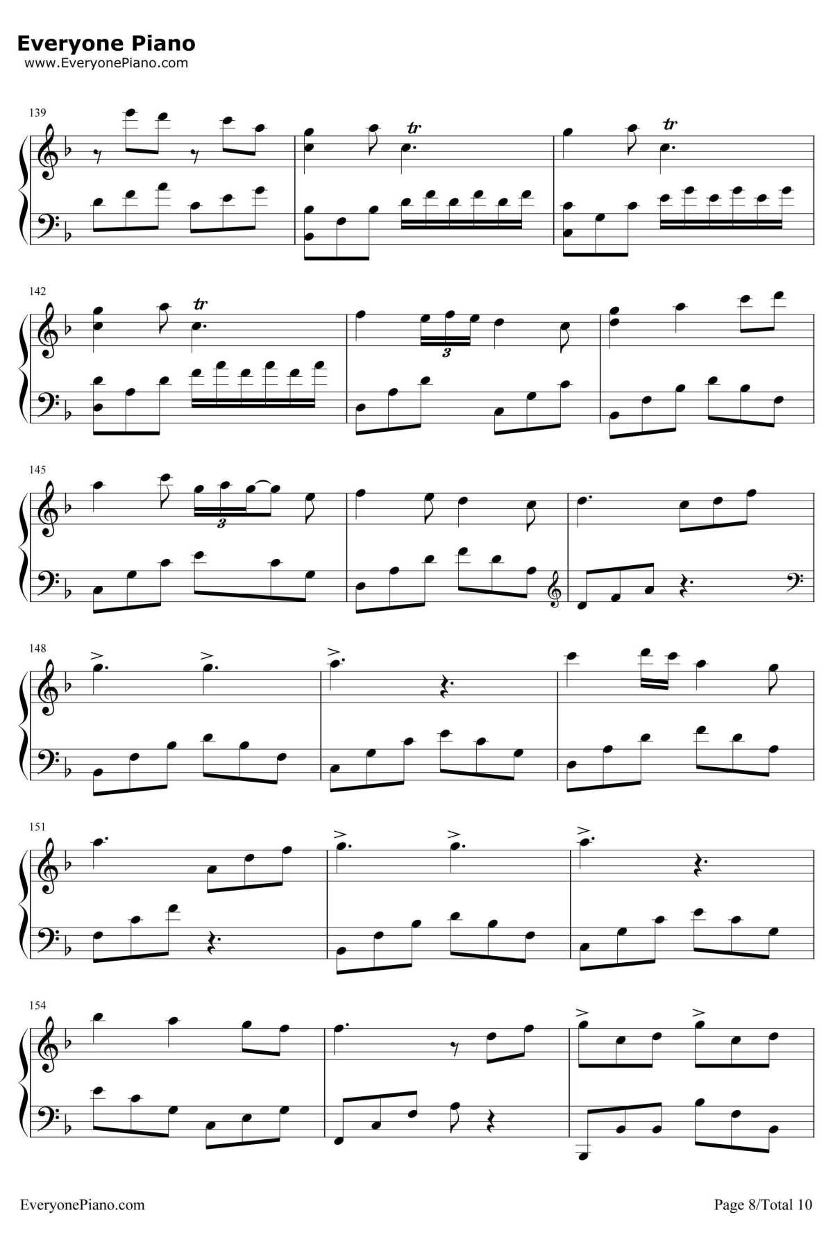 千本樱变奏钢琴谱-初音ミク8