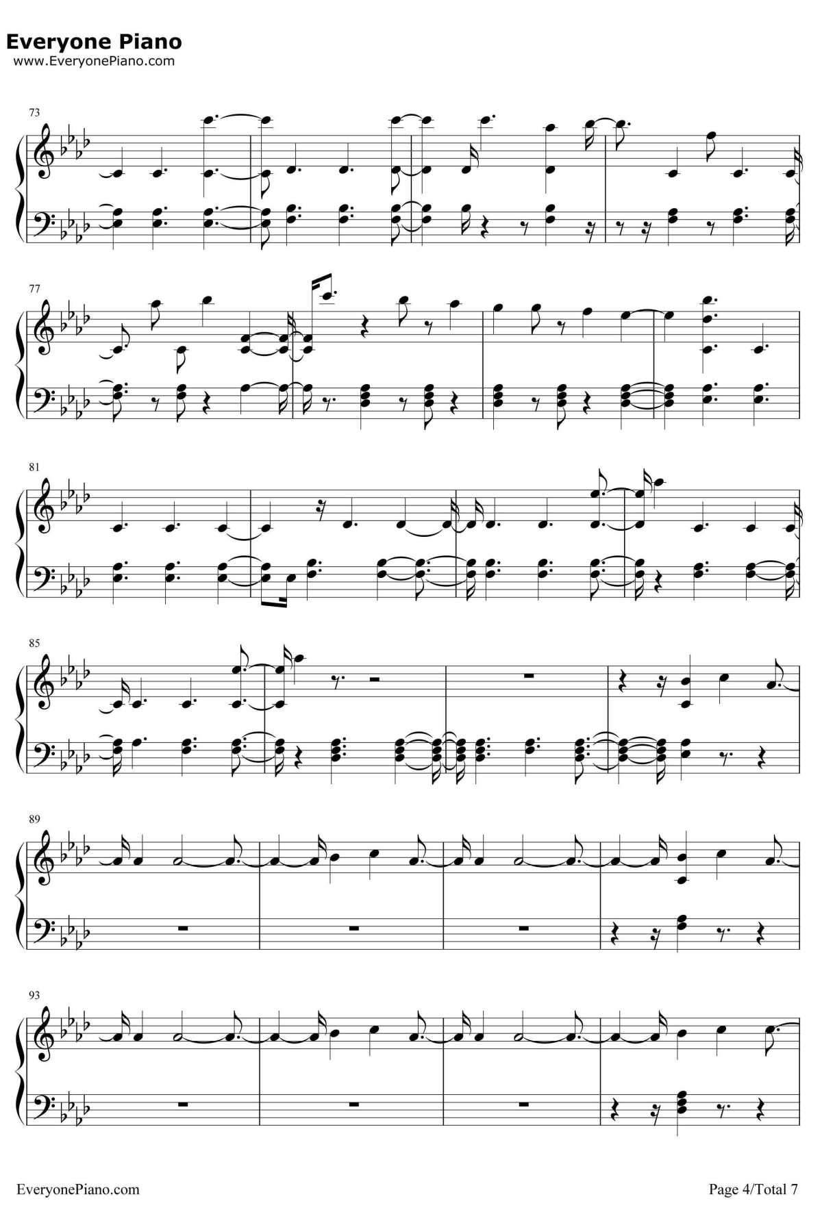 Selfish钢琴谱-FutureftRihanna4