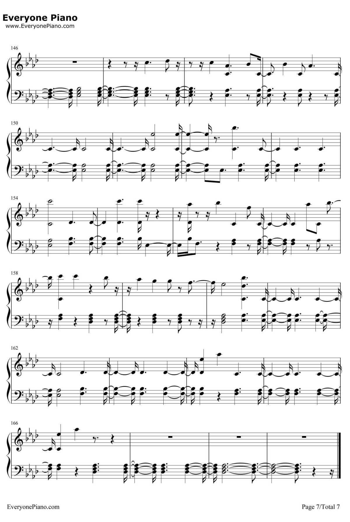 Selfish钢琴谱-FutureftRihanna7