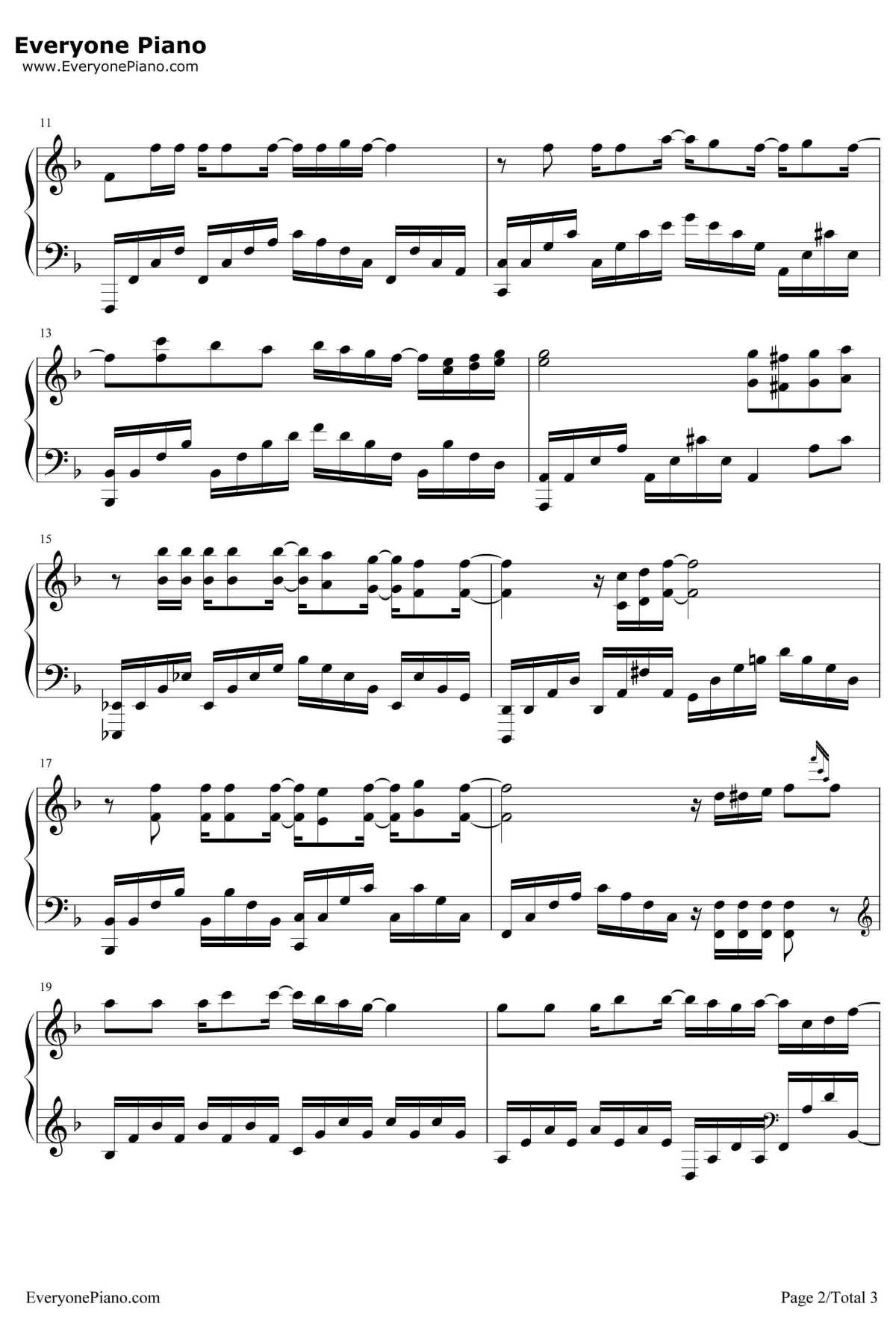 Step by Step Up钢琴谱-Fourfolium-NEWGAMEOP2