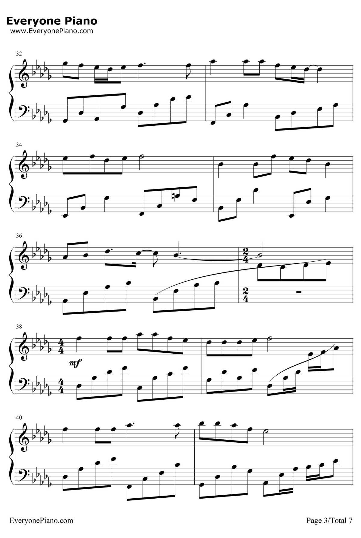 爱的回答钢琴谱-辛晓琪3