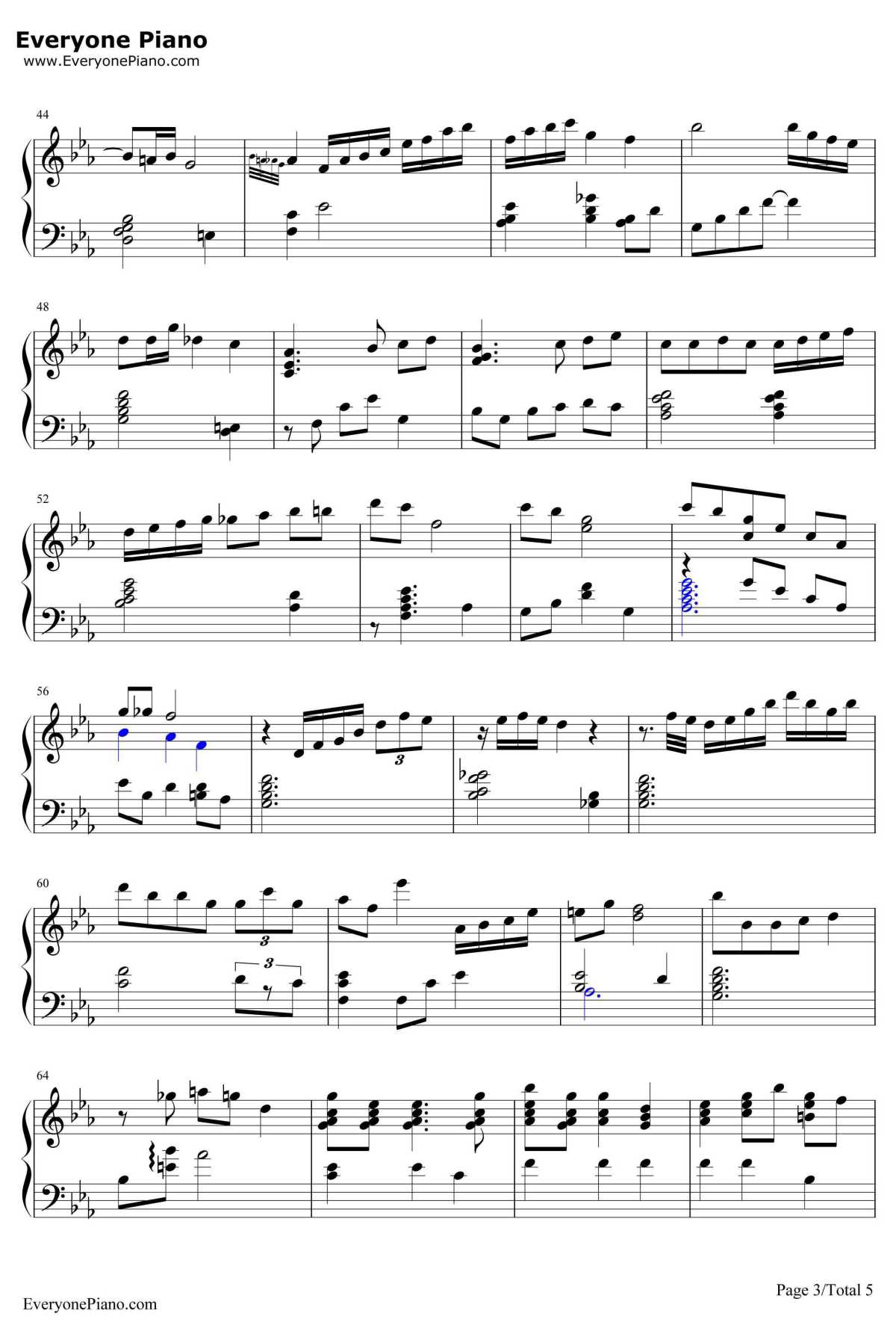 Sleep Away钢琴谱-BobAcri3