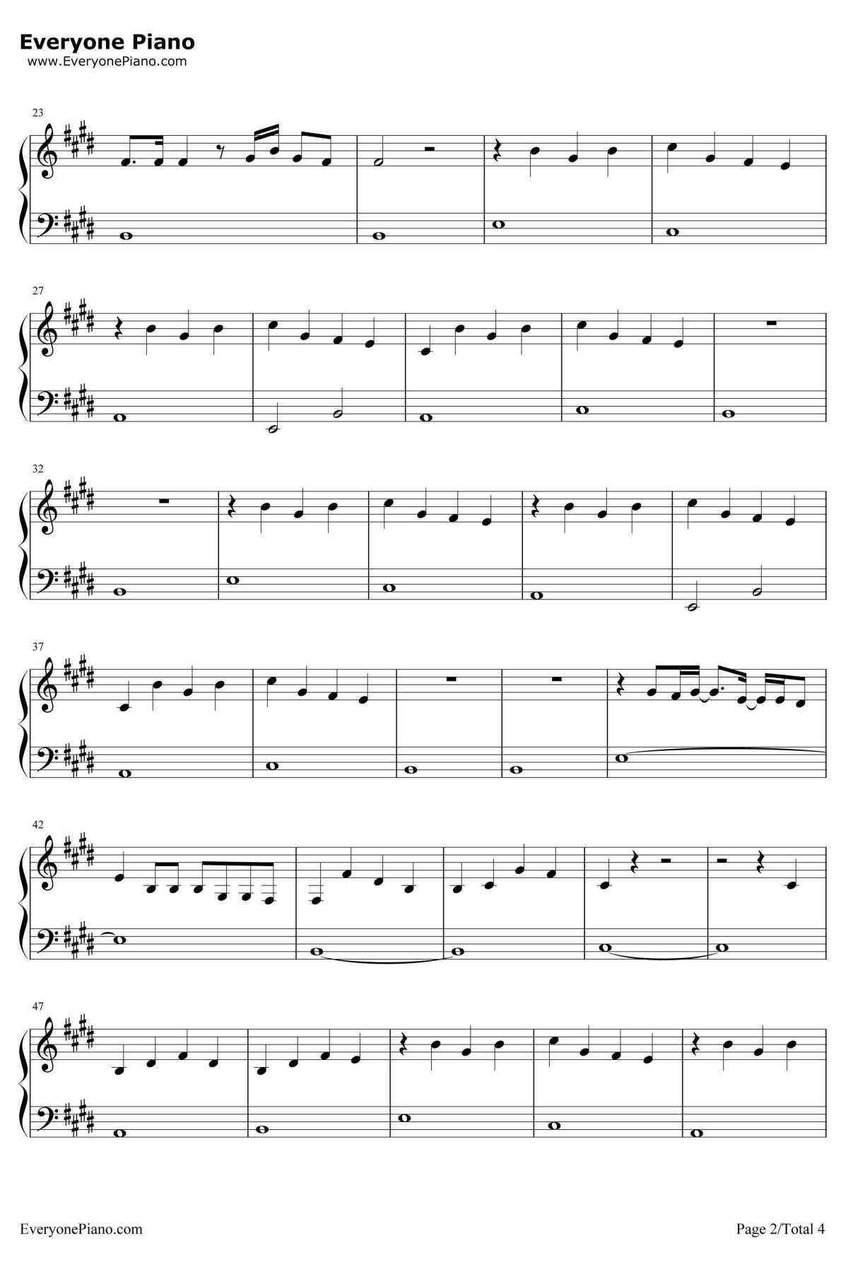 Perfect Places钢琴谱-Lorde-PerfectPlaces2