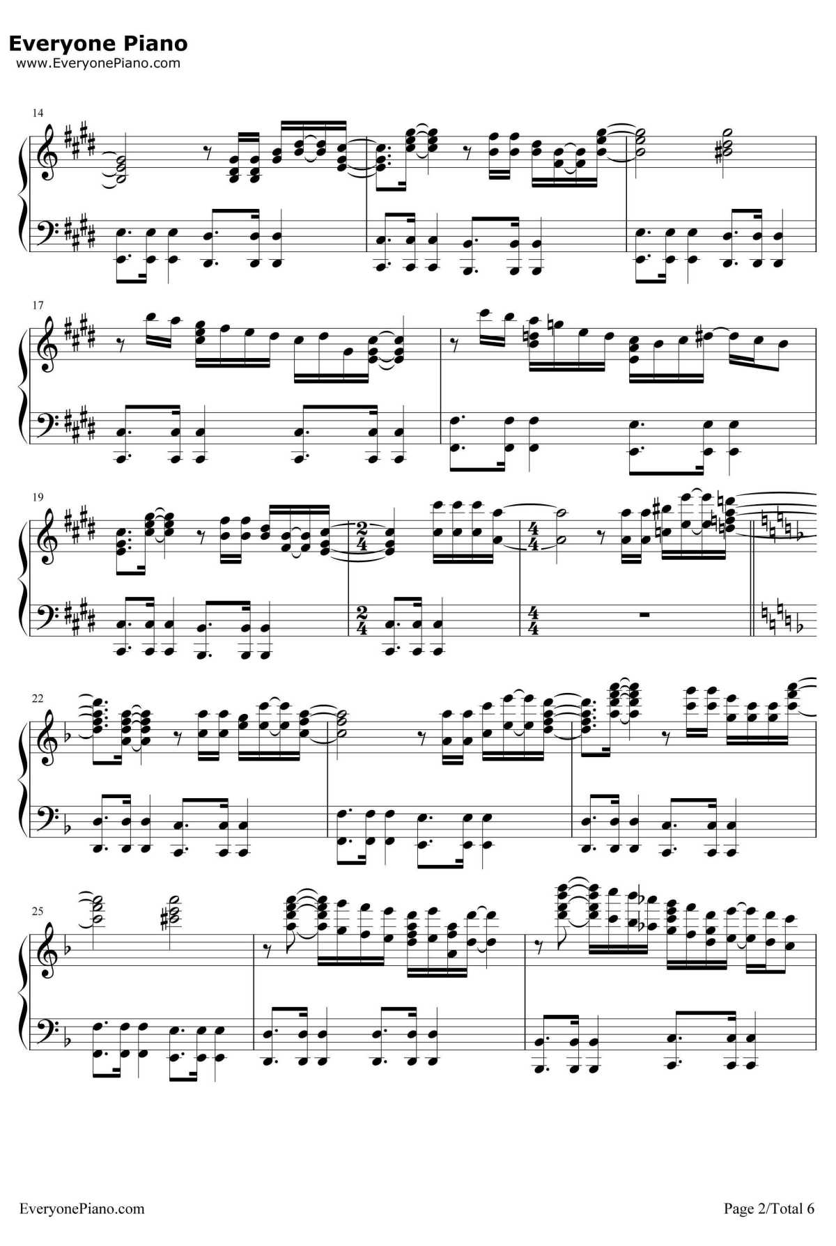 Hawaii Five钢琴谱-BrianTyler-0MainTitleTheme-天堂执法者OST2