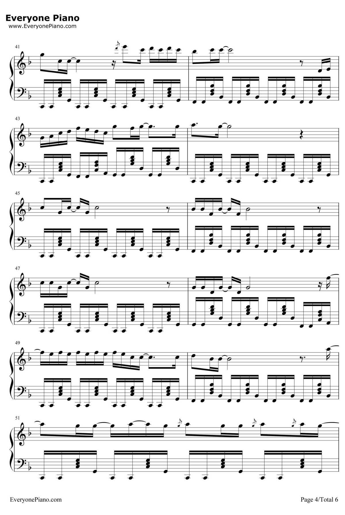 Hawaii Five钢琴谱-BrianTyler-0MainTitleTheme-天堂执法者OST4