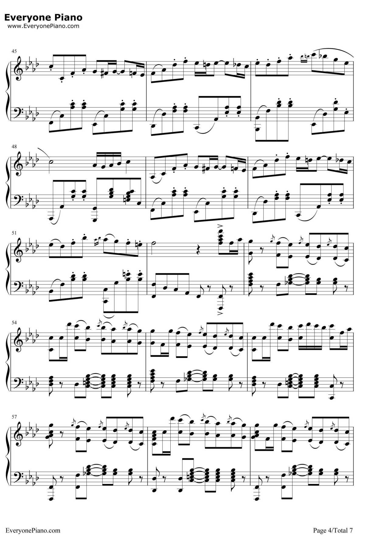 君往何处钢琴谱-M2U-QuoVadis-节奏大师精选曲目4