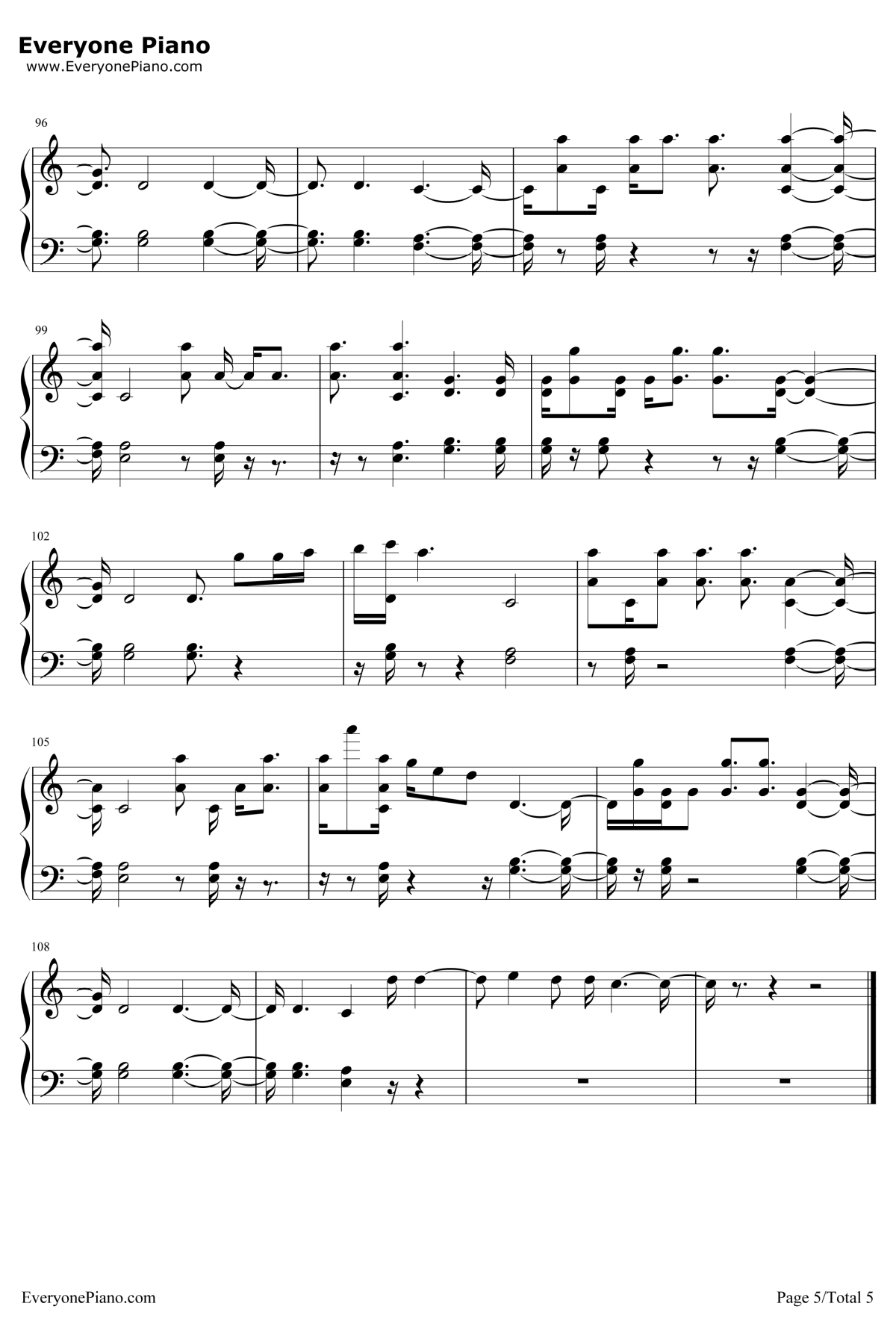 Champion钢琴谱-FallOutBoy5