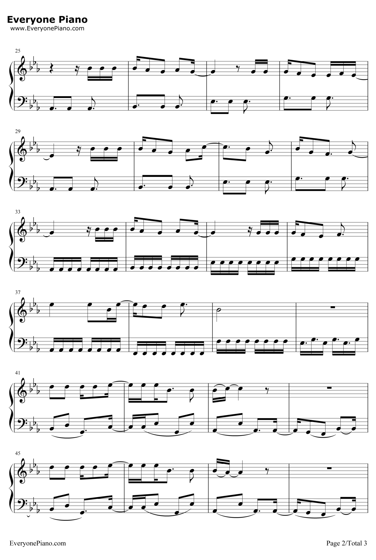 Die Anywhere Else钢琴谱-AlecHolowka-林中之夜BGM2