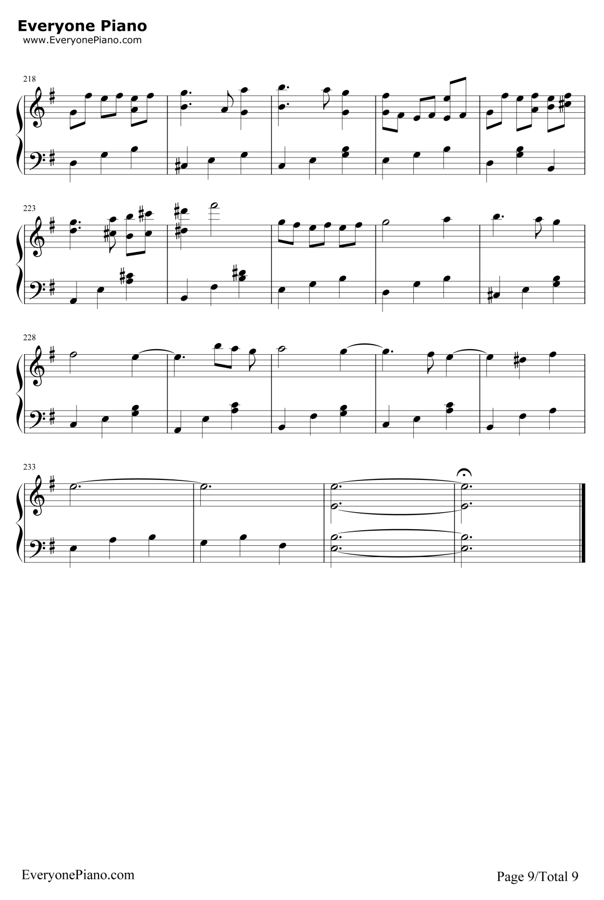 Granado Espada钢琴谱-IMCGames-卓越之剑9