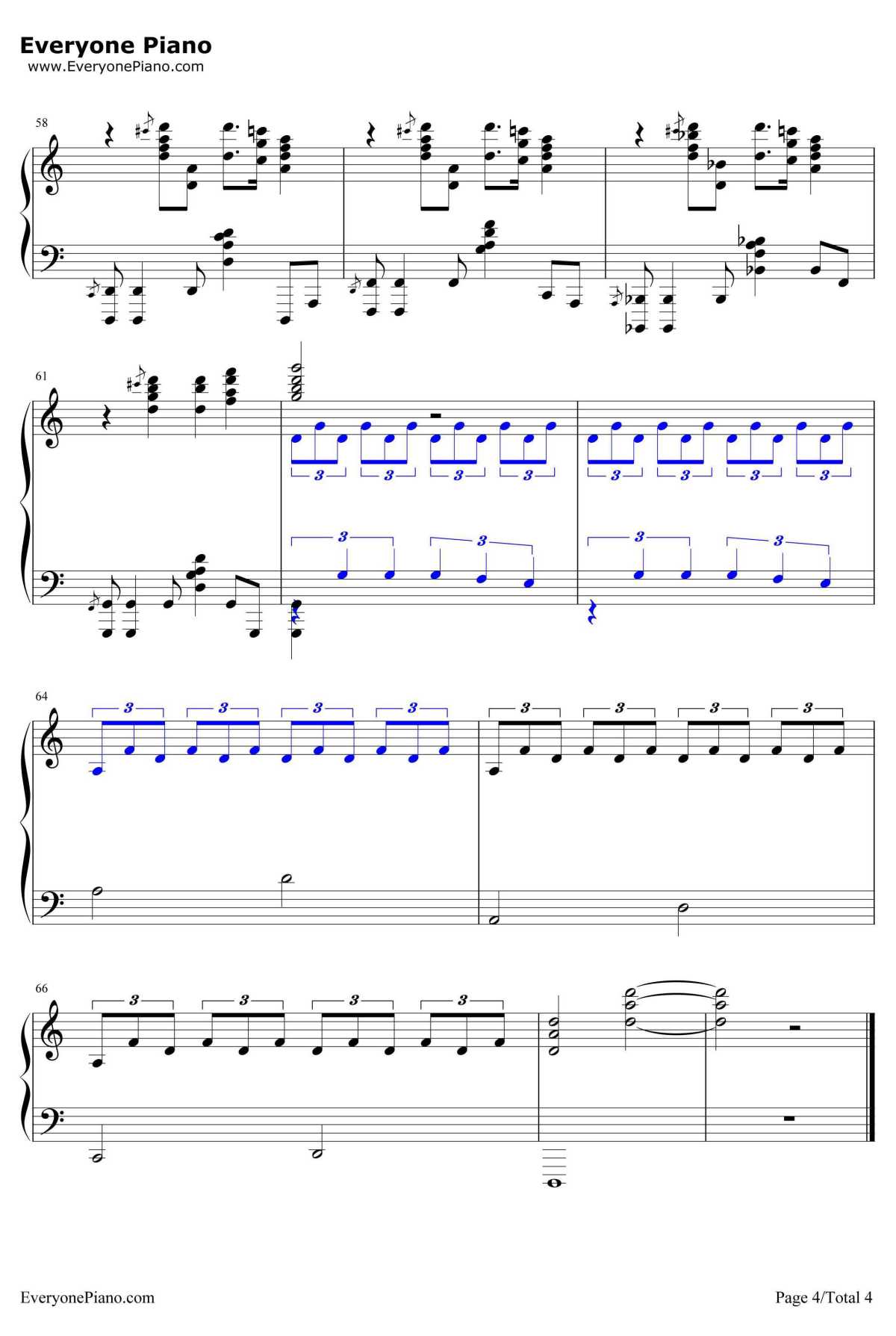 The Arrival Of Kai钢琴谱-HansZimmer-功夫熊猫3天煞主题曲4