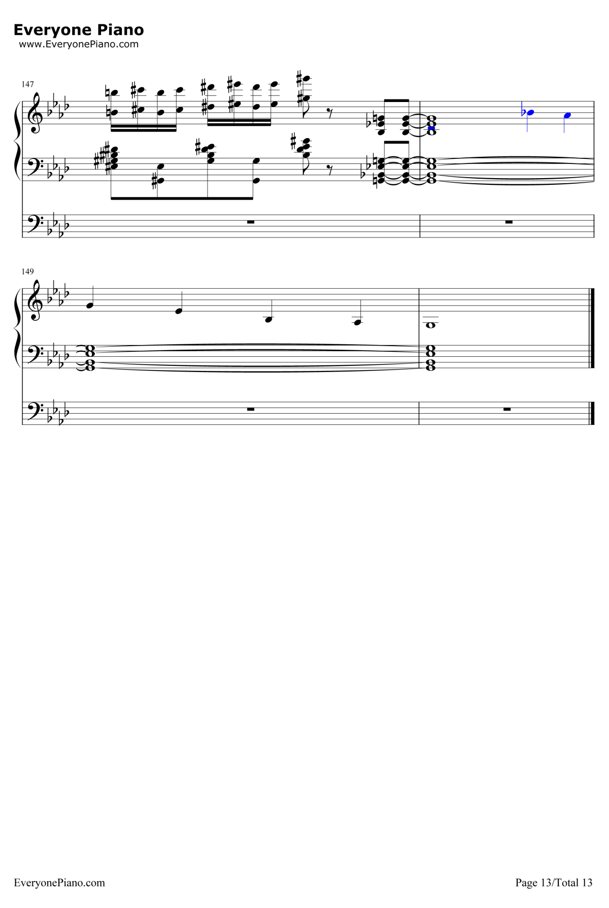 星を辿れば钢琴谱-大原ゆい子-小魔女学园ED113