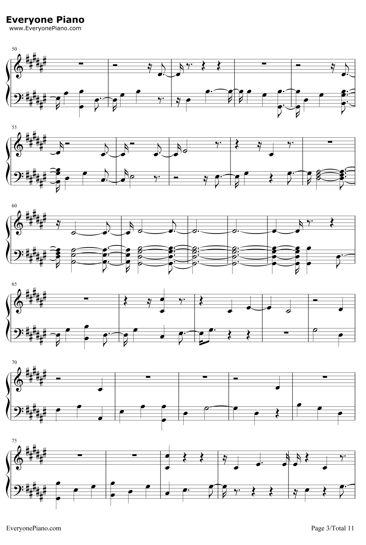 Miracles Some one Special钢琴谱-ColdplayftBigSean3