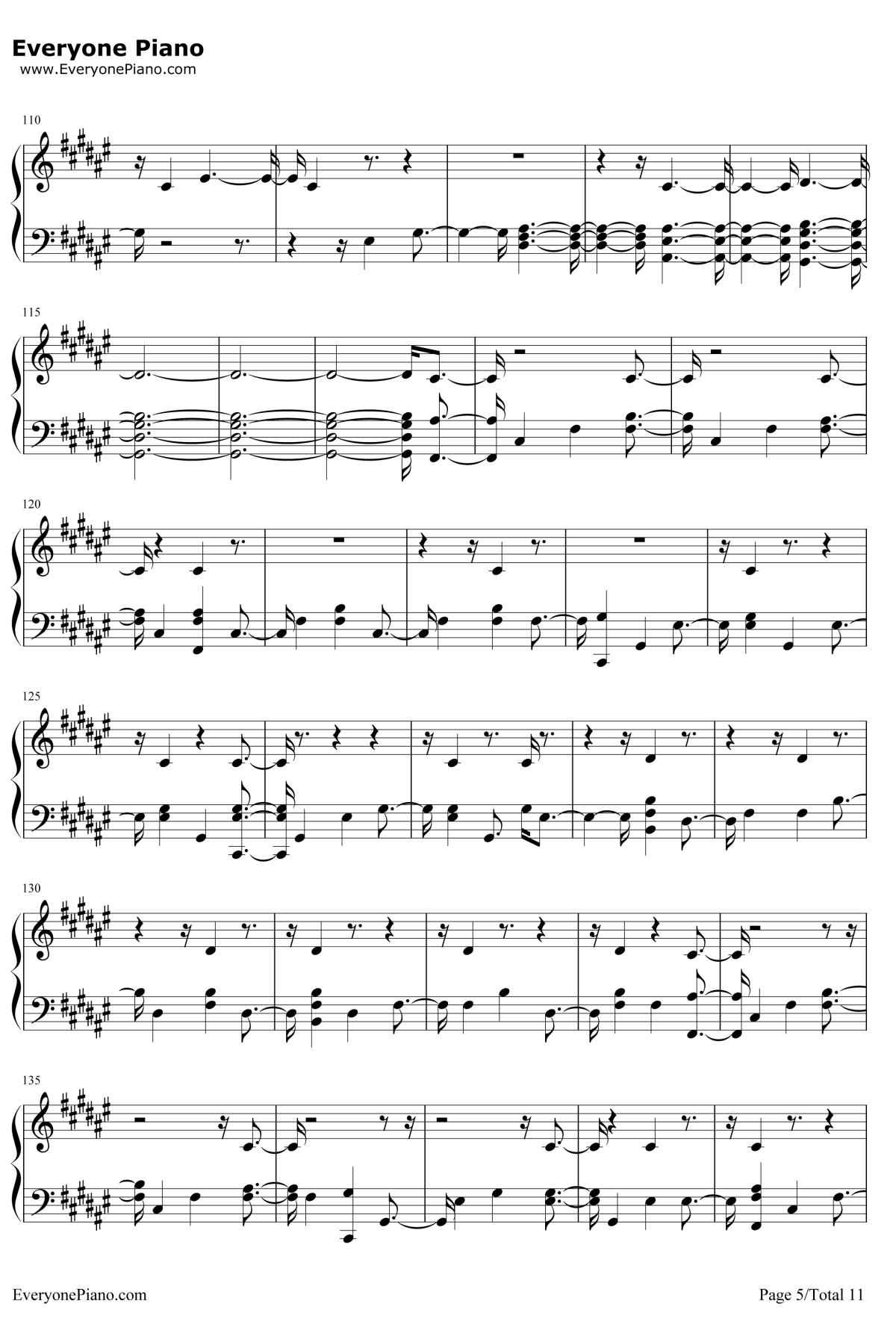 Miracles Some one Special钢琴谱-ColdplayftBigSean5