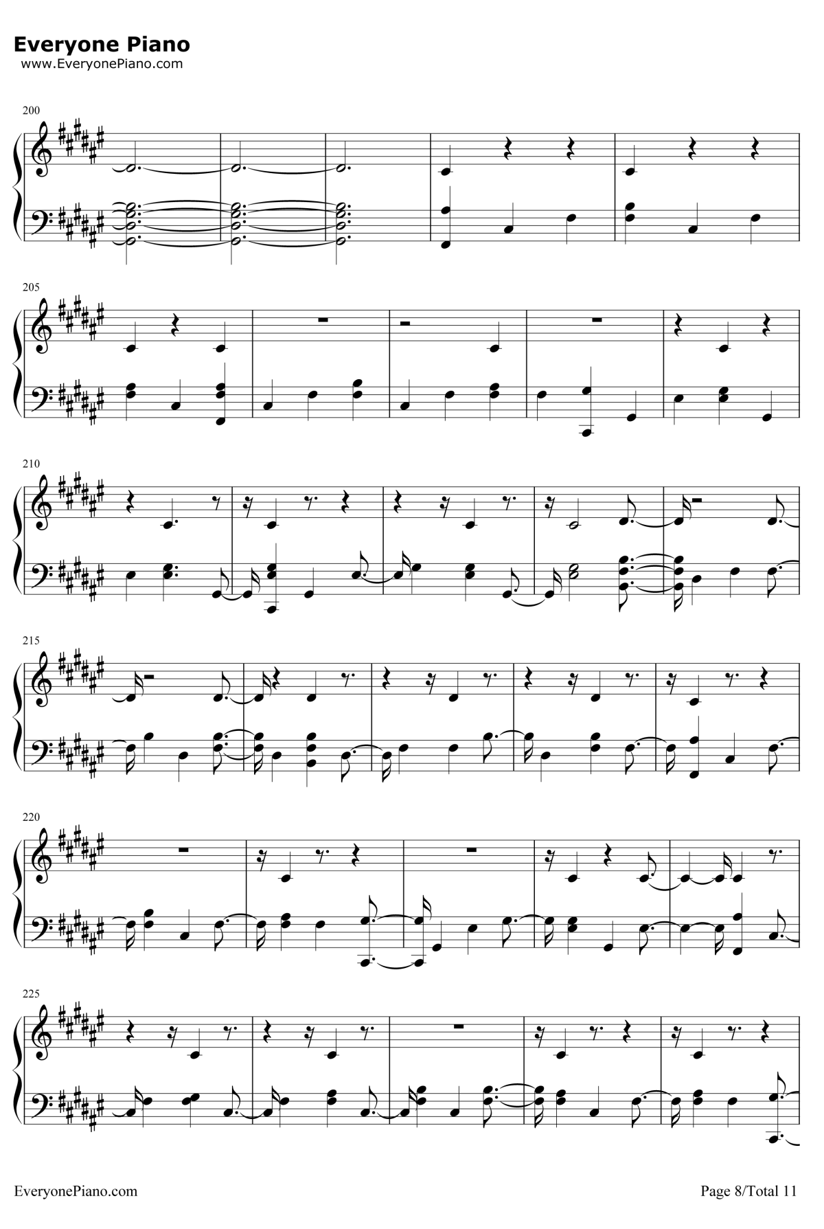 Miracles Some one Special钢琴谱-ColdplayftBigSean8