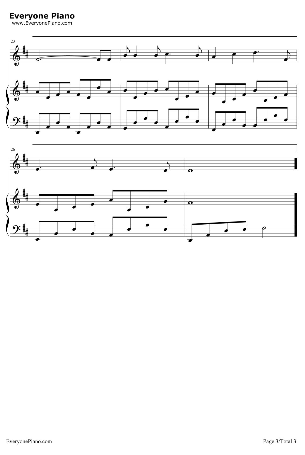 赞美之泉钢琴谱-游智婷3