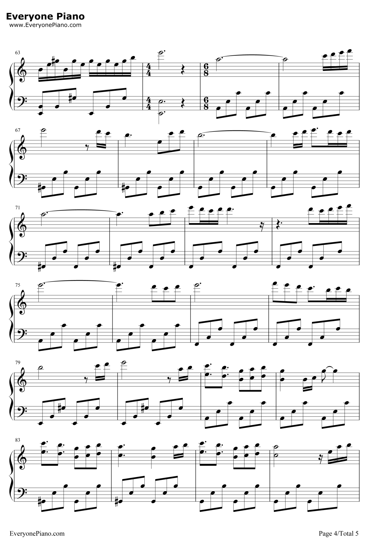 Human钢琴谱-KenArai-寄生兽OST4