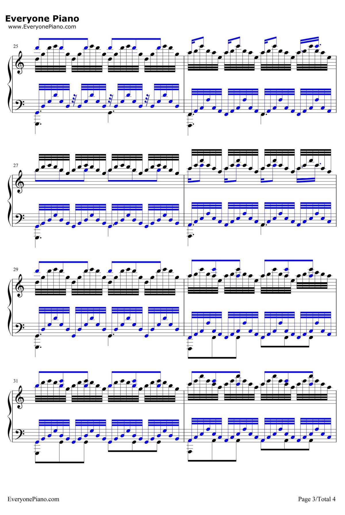 Cornfield Chase钢琴谱-HansZimmer-星际穿越OST3