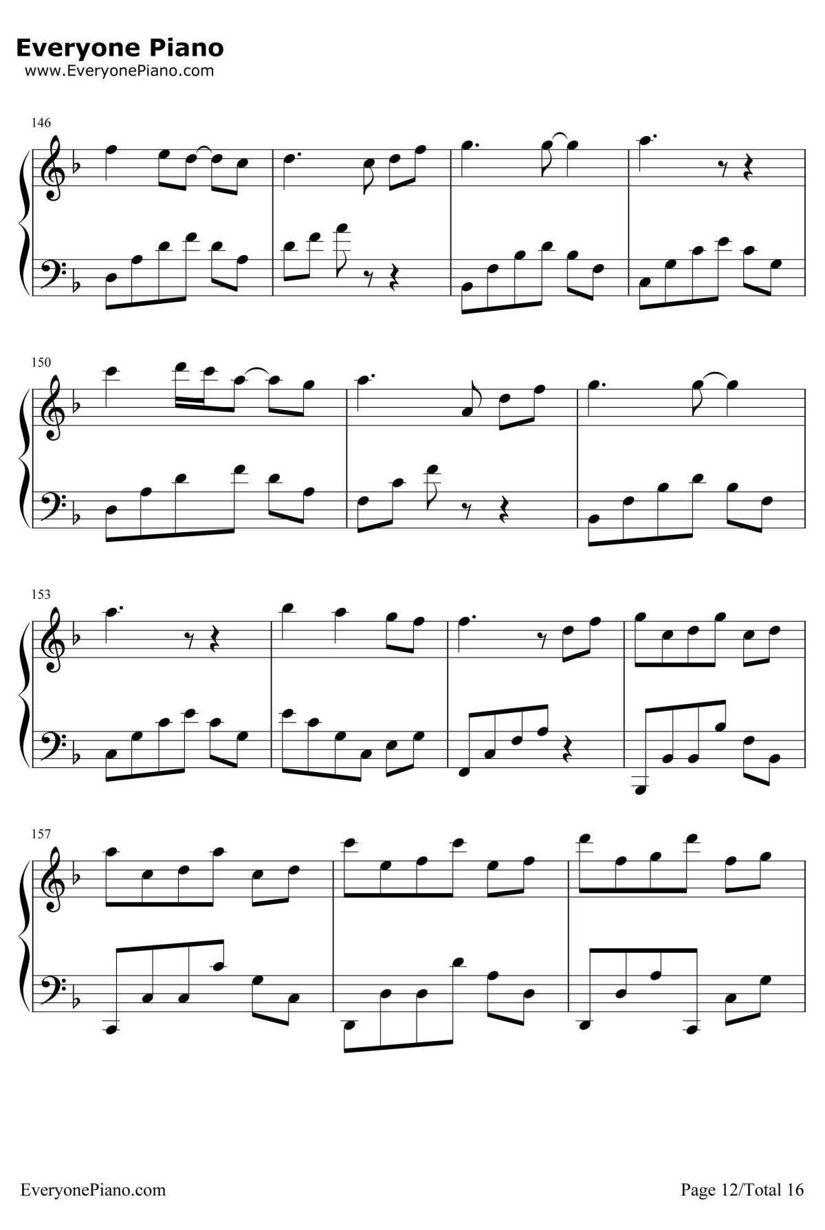 千本樱变奏曲钢琴谱-未知-千本樱变奏曲12