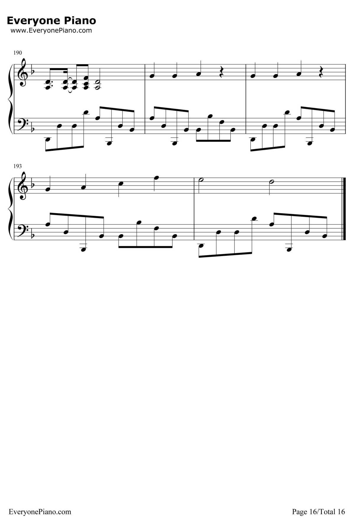 千本樱变奏曲钢琴谱-未知-千本樱变奏曲16