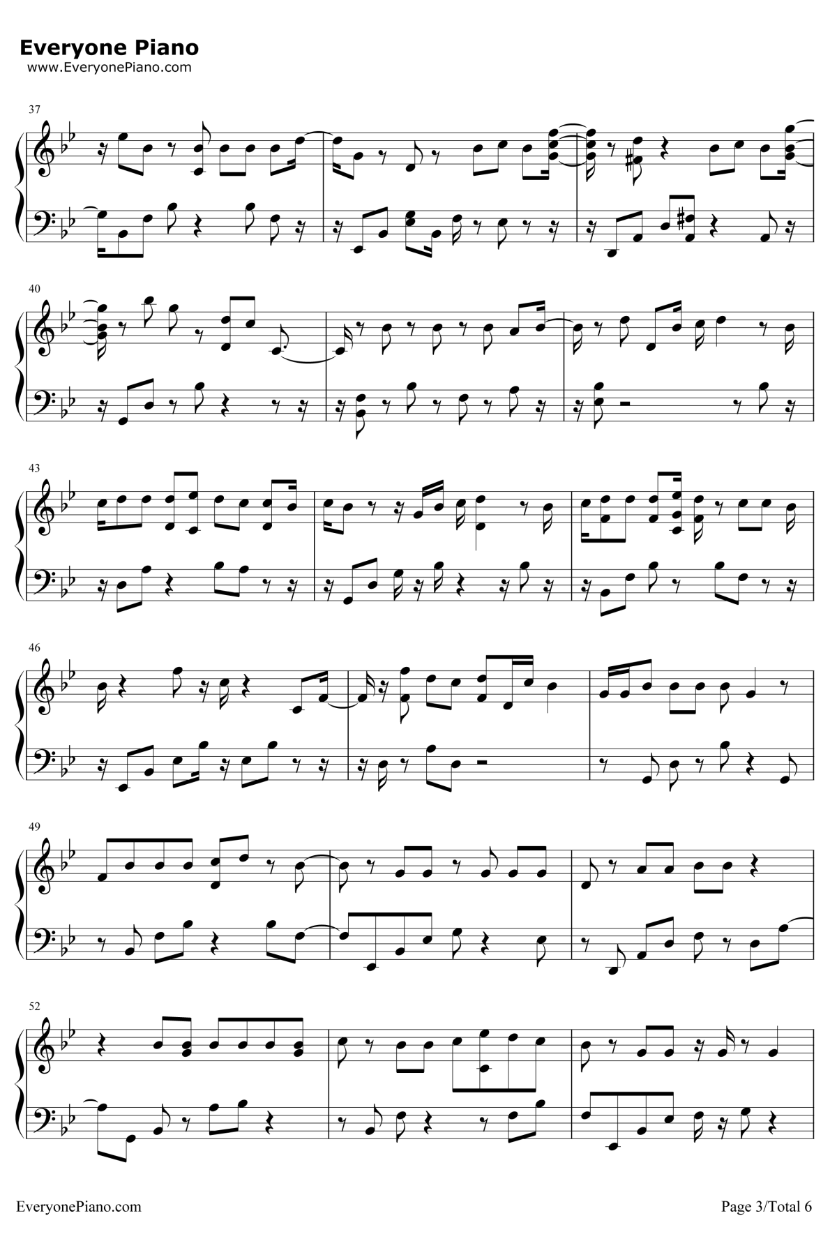 梦回暮夜钢琴谱-EXO-WalkonMemories3