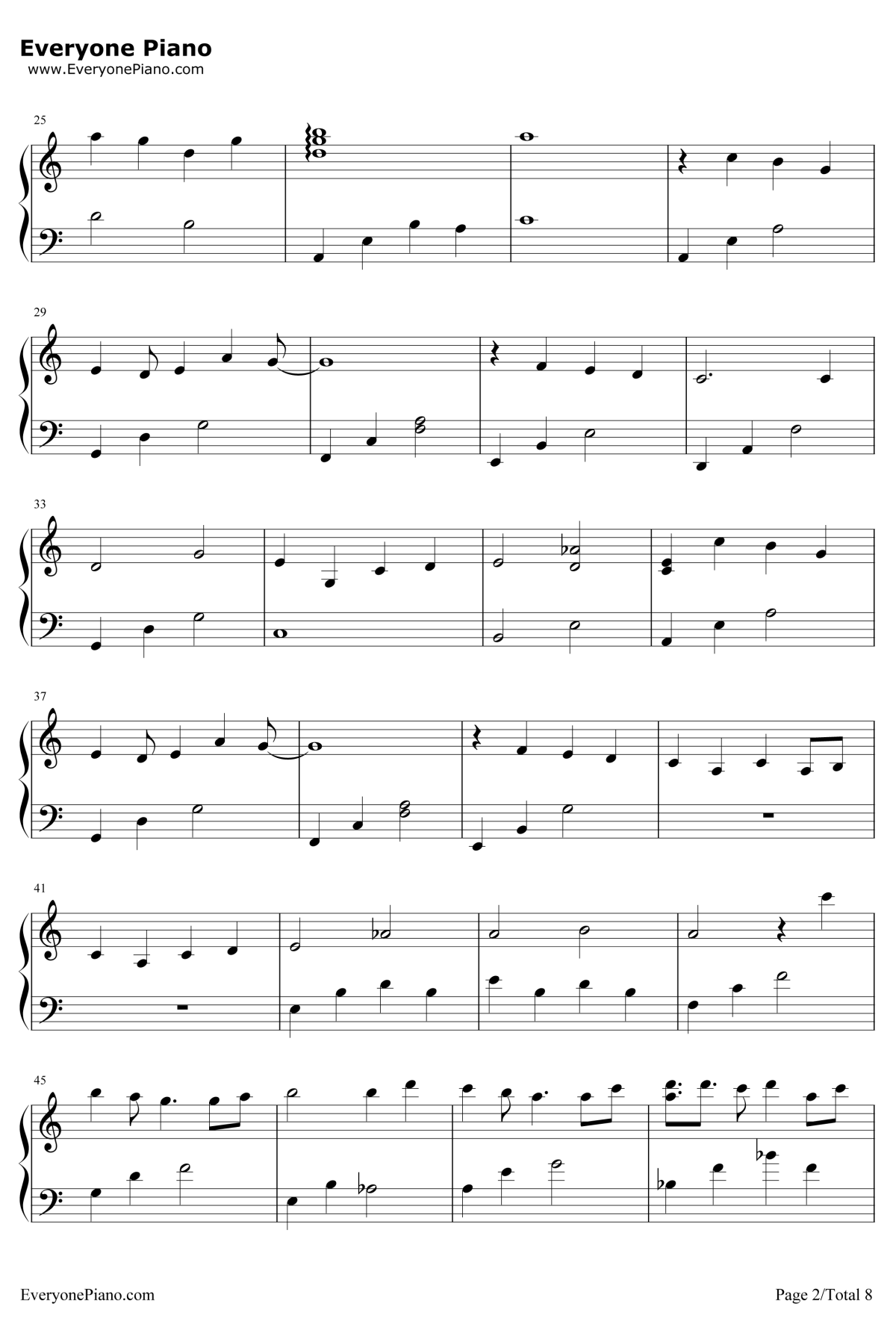 我的一个道姑朋友钢琴谱-三个糙汉一个软妹组-剑网3剧情歌2