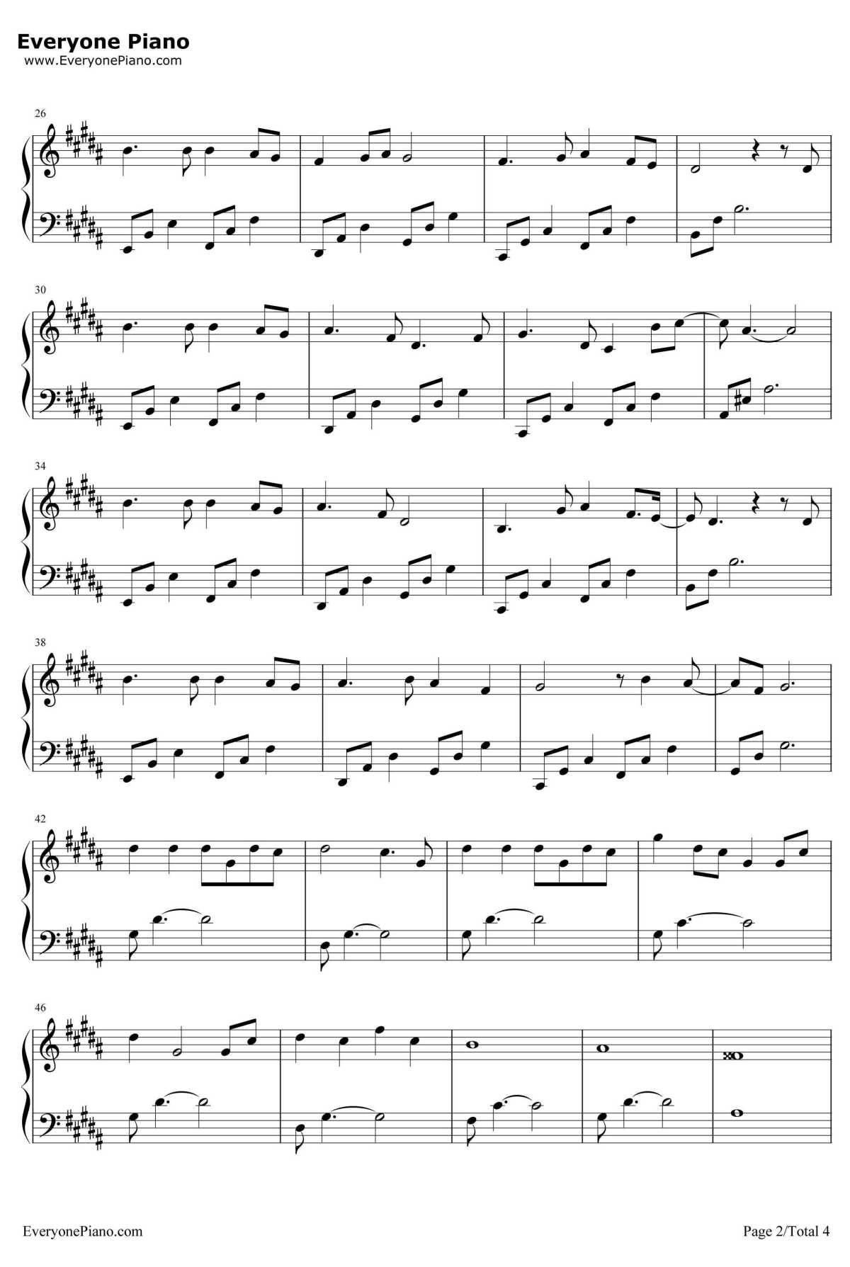 玲珑钢琴谱-张靓颖-醉玲珑主题曲2