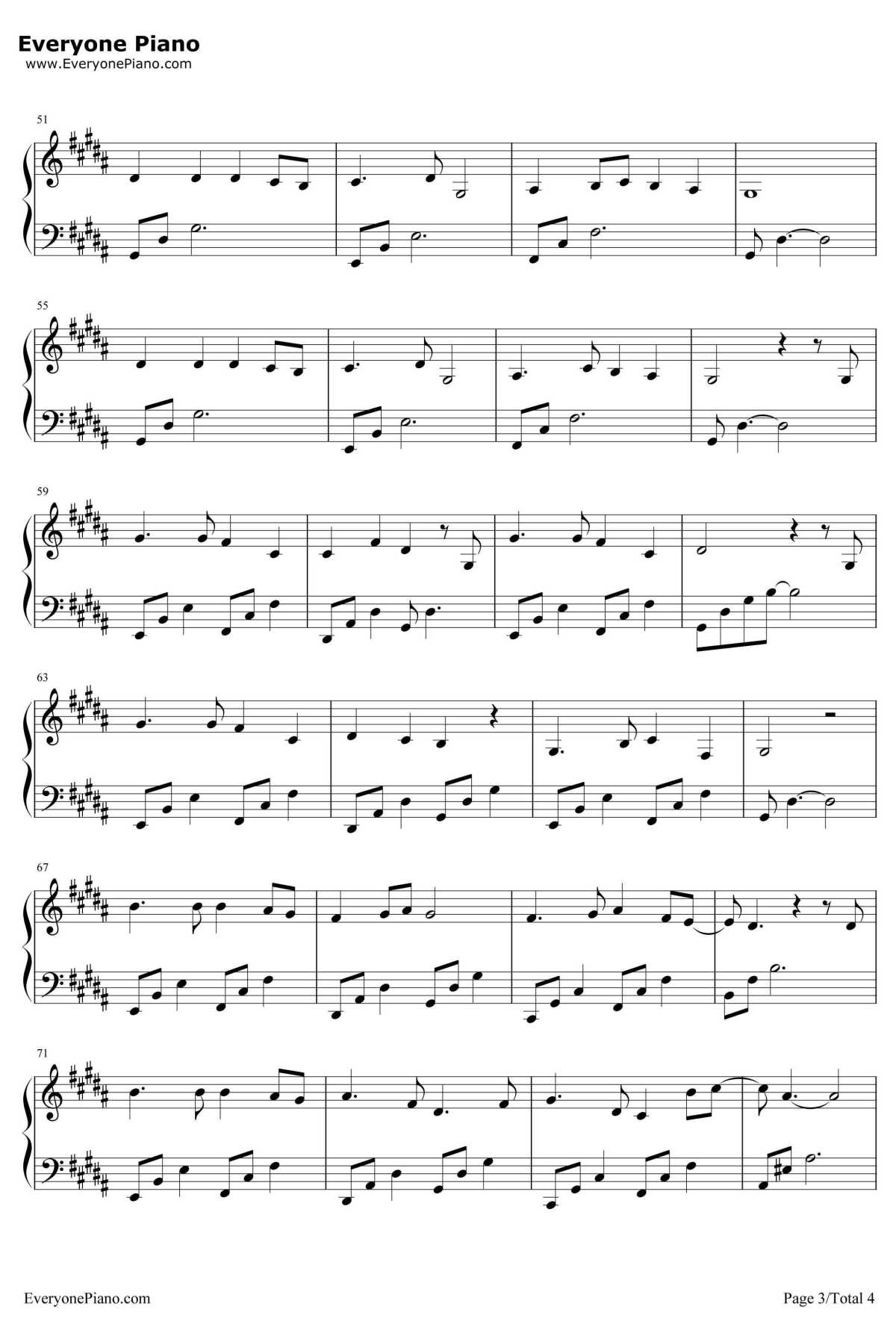 玲珑钢琴谱-张靓颖-醉玲珑主题曲3