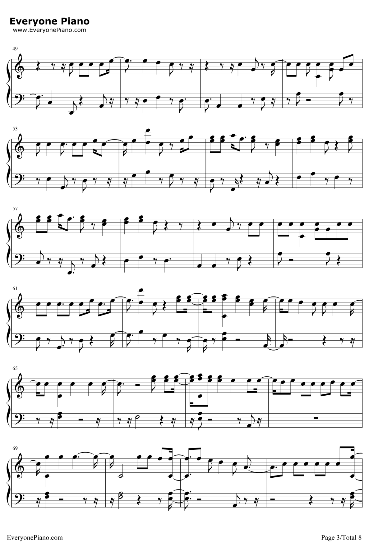 Skrt On Me钢琴谱-CalvinHarrisNickiMinaj3