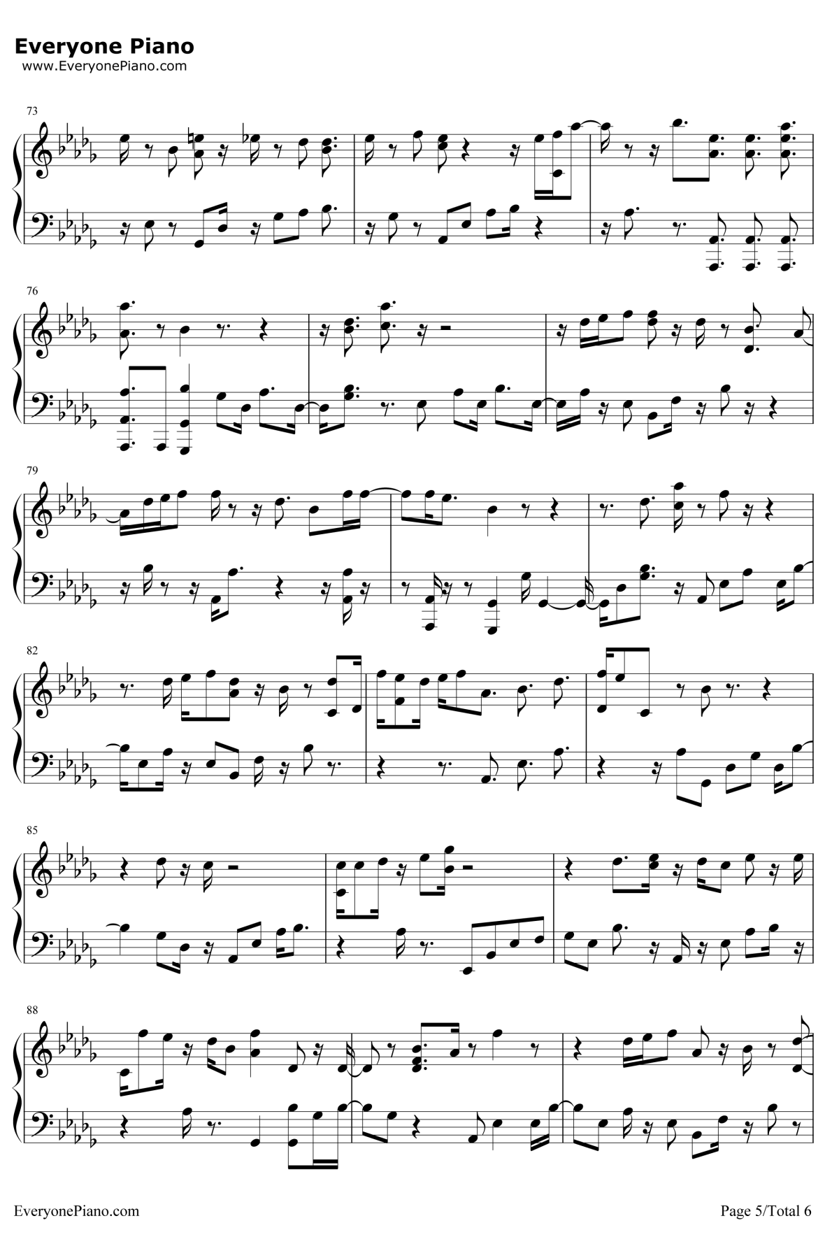 What U Do钢琴谱-EXO5