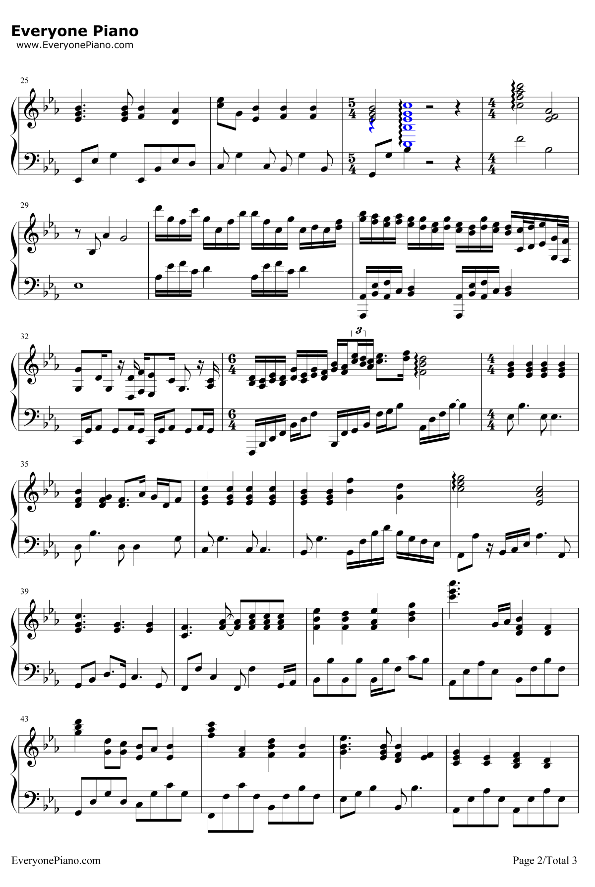 以后别做朋友钢琴谱-周兴哲-16个夏天片尾曲2