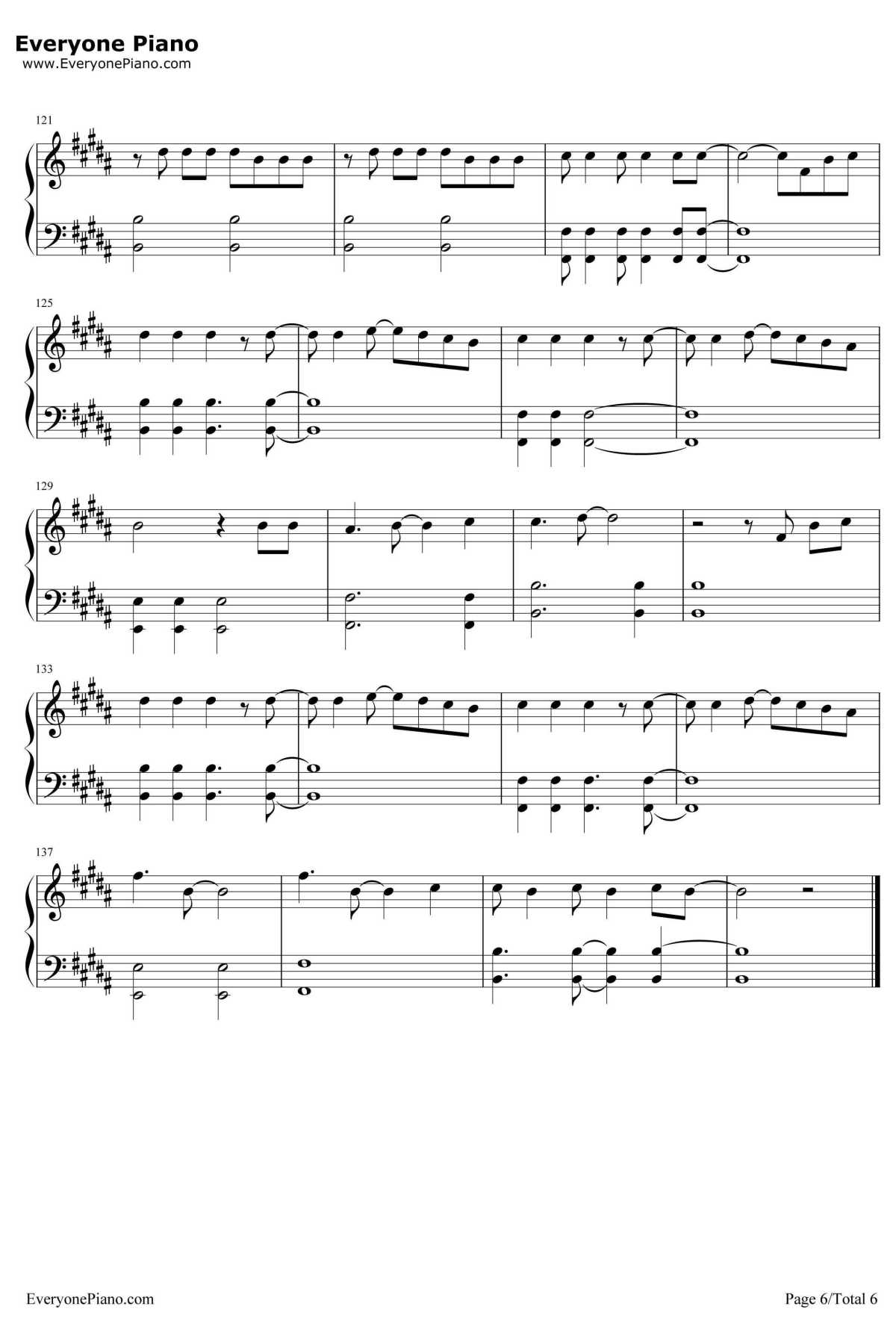 加油AMIGO钢琴谱-TFBOYS-我们的少年时代OP6