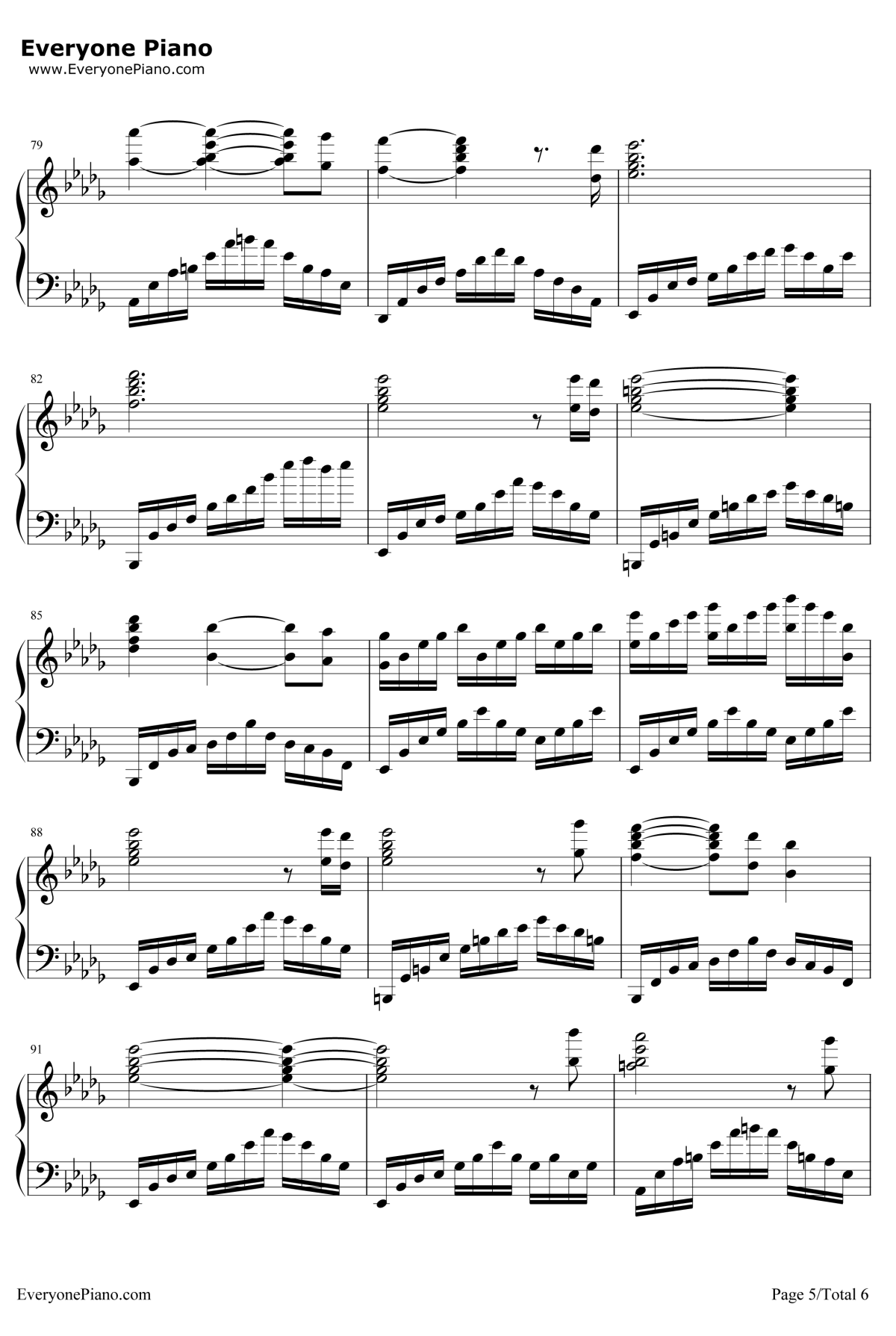 Beyond Rangoon Waters of Irrawaddy钢琴谱-马克西姆5