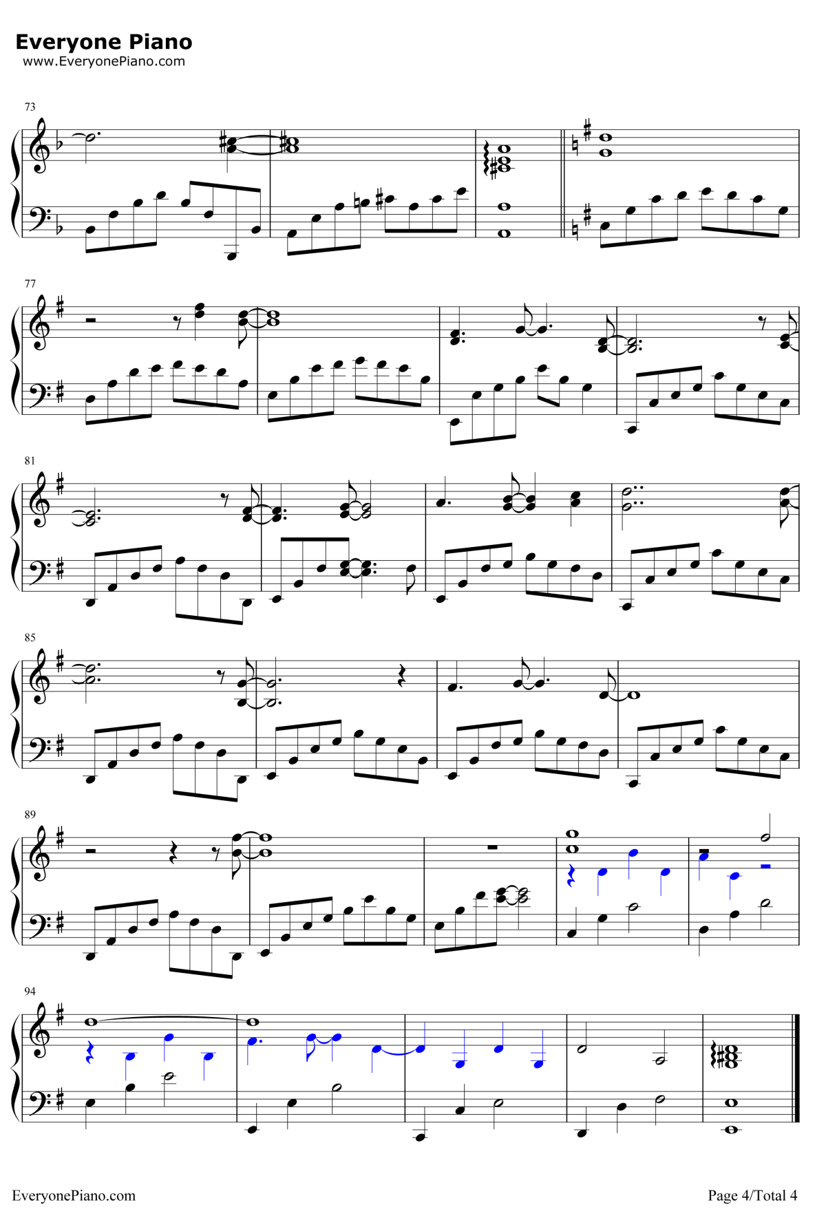 Healer钢琴谱-LeePil-ho-韩剧Healer插曲4