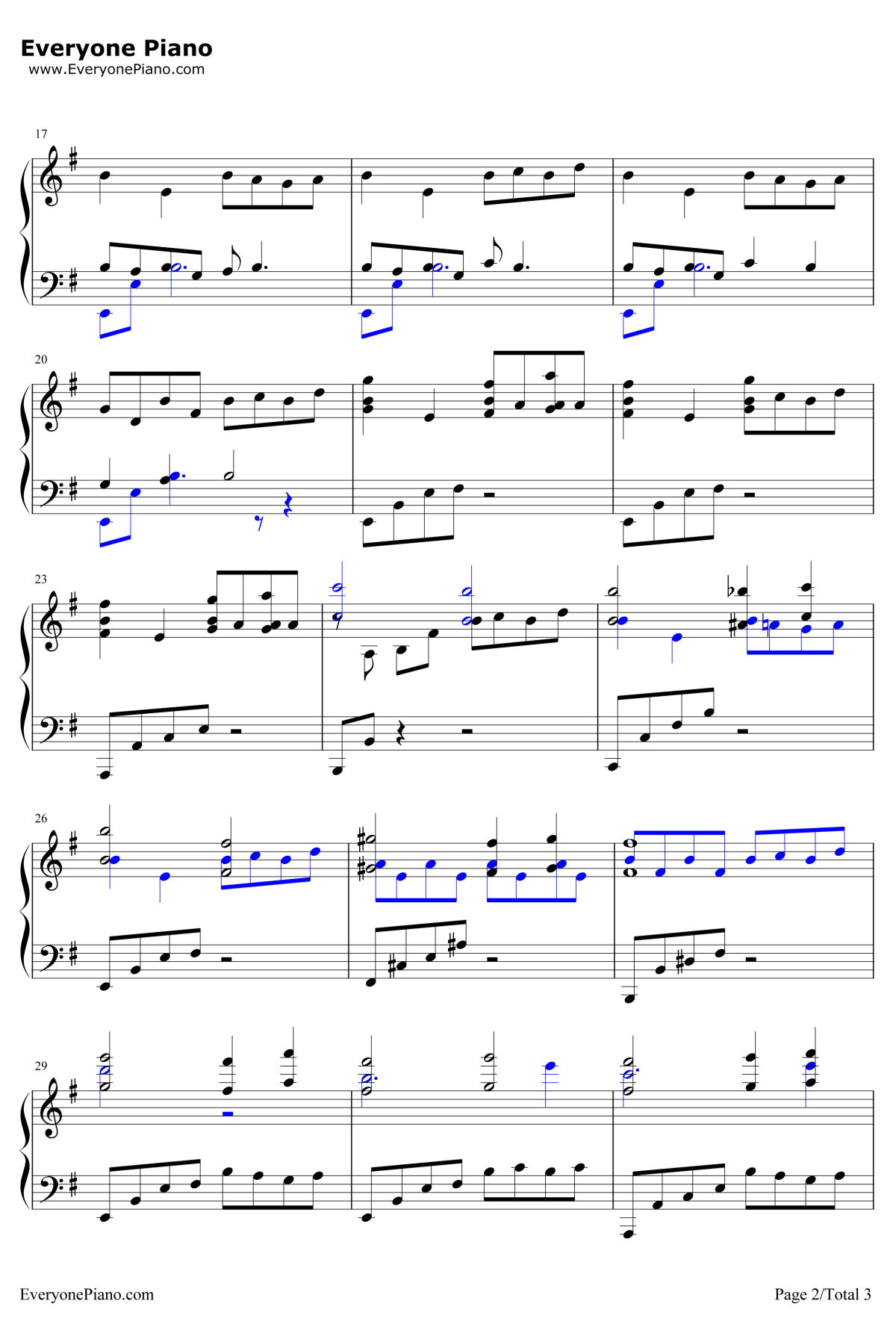 Twilight钢琴谱-高梨康治-尸鬼插曲2