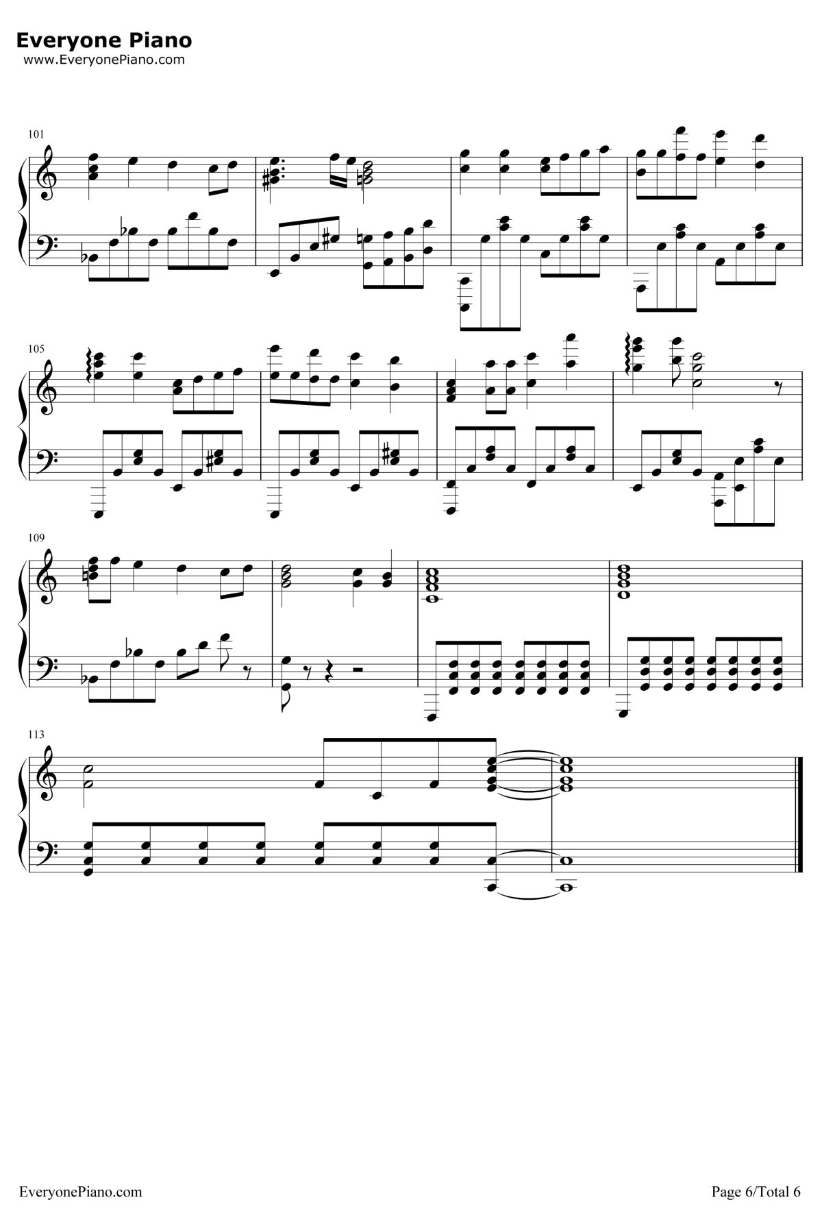 渐渐被你吸引钢琴谱-FIELDOFVIEW-龙珠GT片头曲6