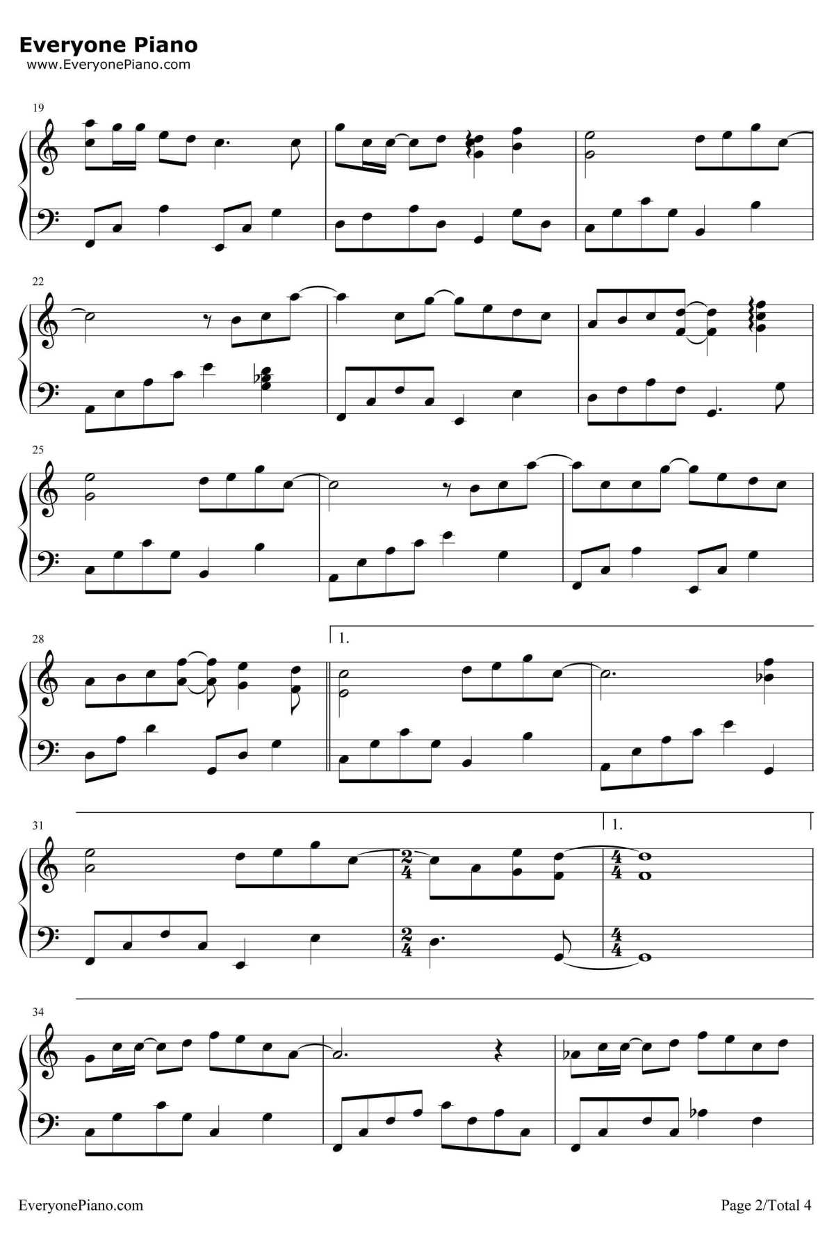 非你莫属钢琴谱-TANK2