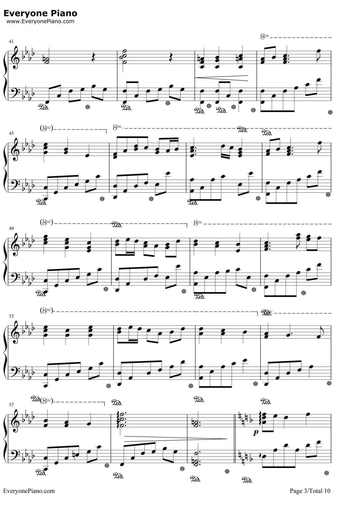 Everytime You Kissed Me钢琴谱-EmilyBindiger-潘朵拉之心OST3