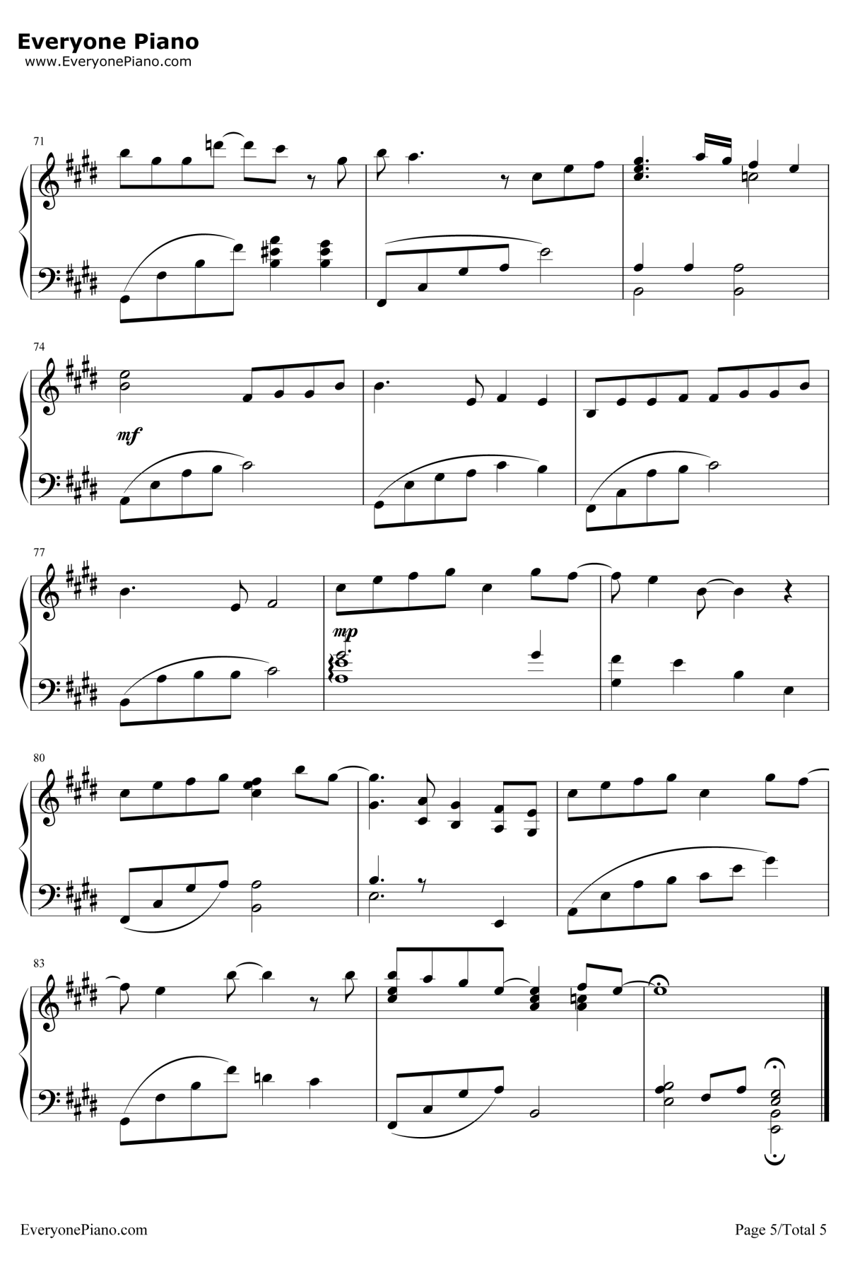 浮生未歇钢琴谱-HITA音频怪物-HITA和音频怪物5