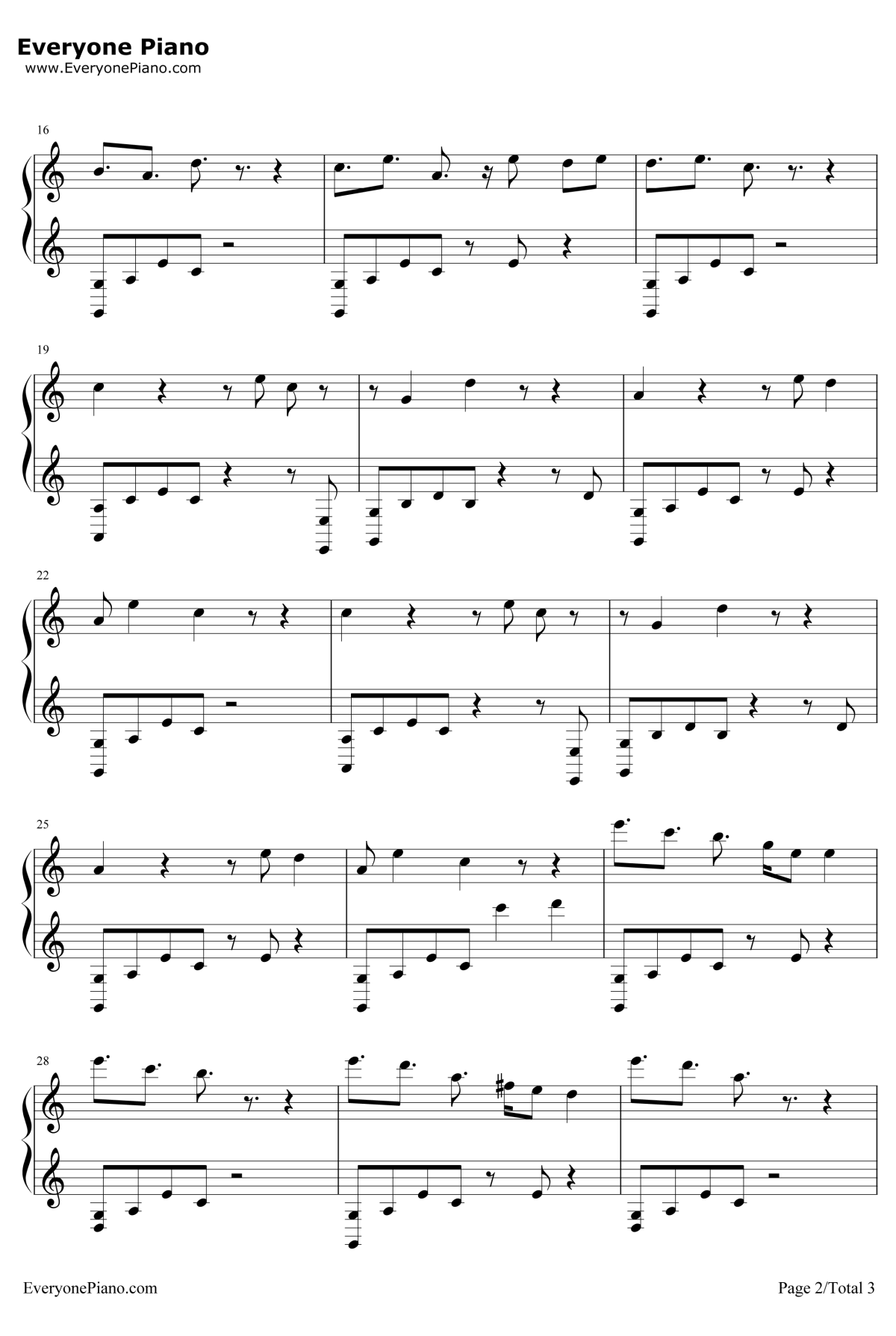 hal2钢琴谱-丹尼尔·罗森菲尔德C418-Minecraft背景音乐2