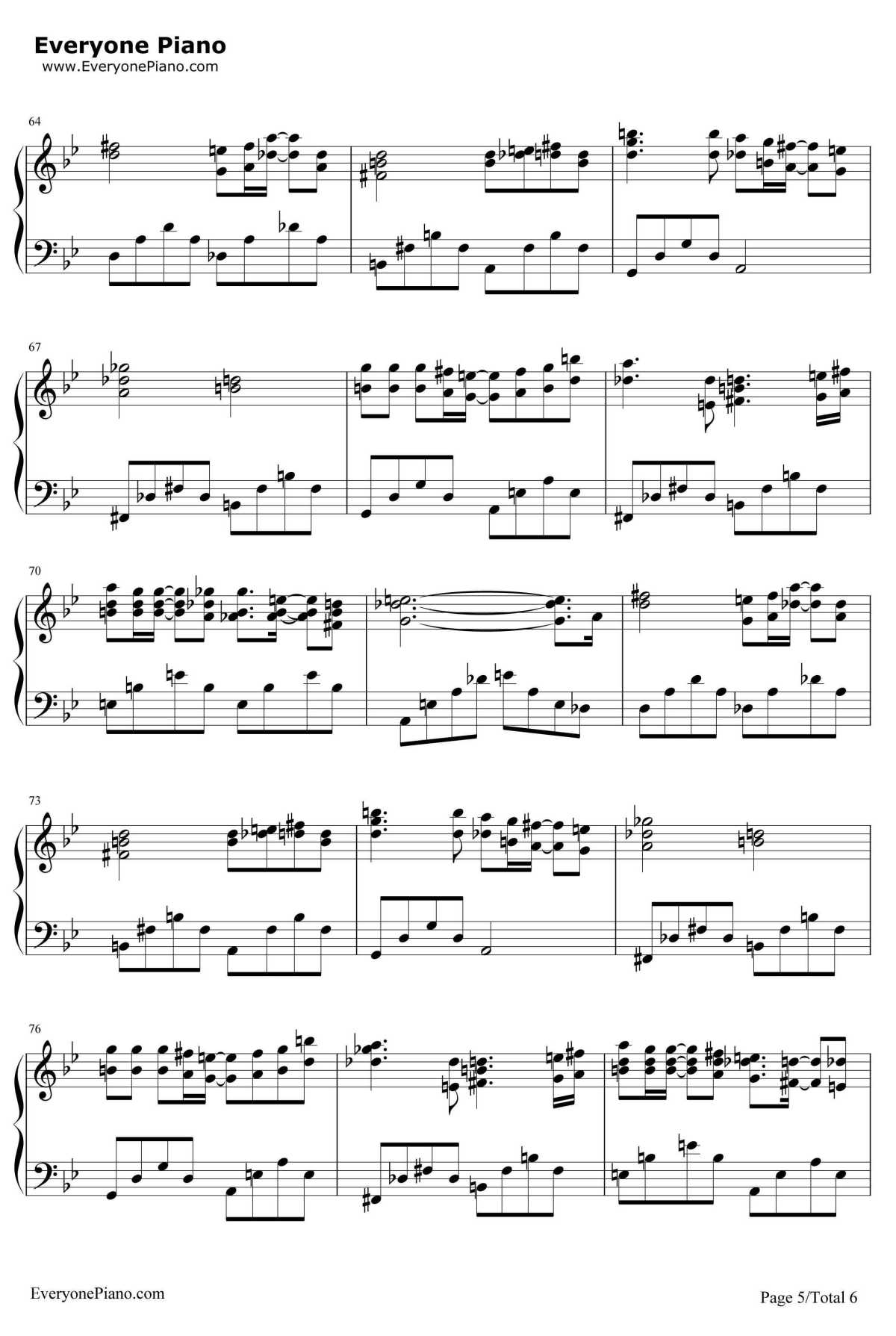 许愿钢琴谱-梁咏琪古巨基-梁咏琪古巨基5