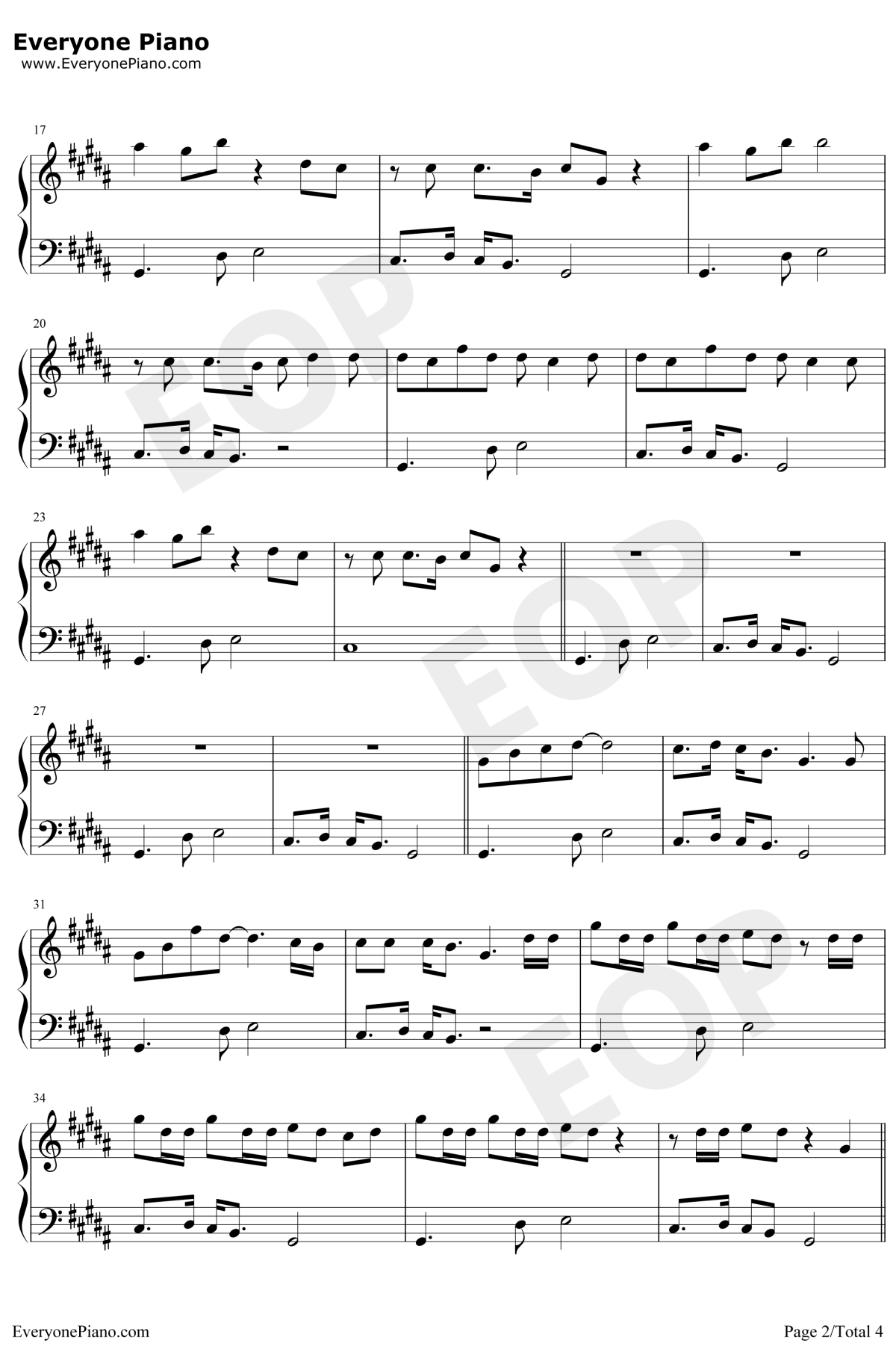 My Strange Addiction钢琴谱-BillieEilish2