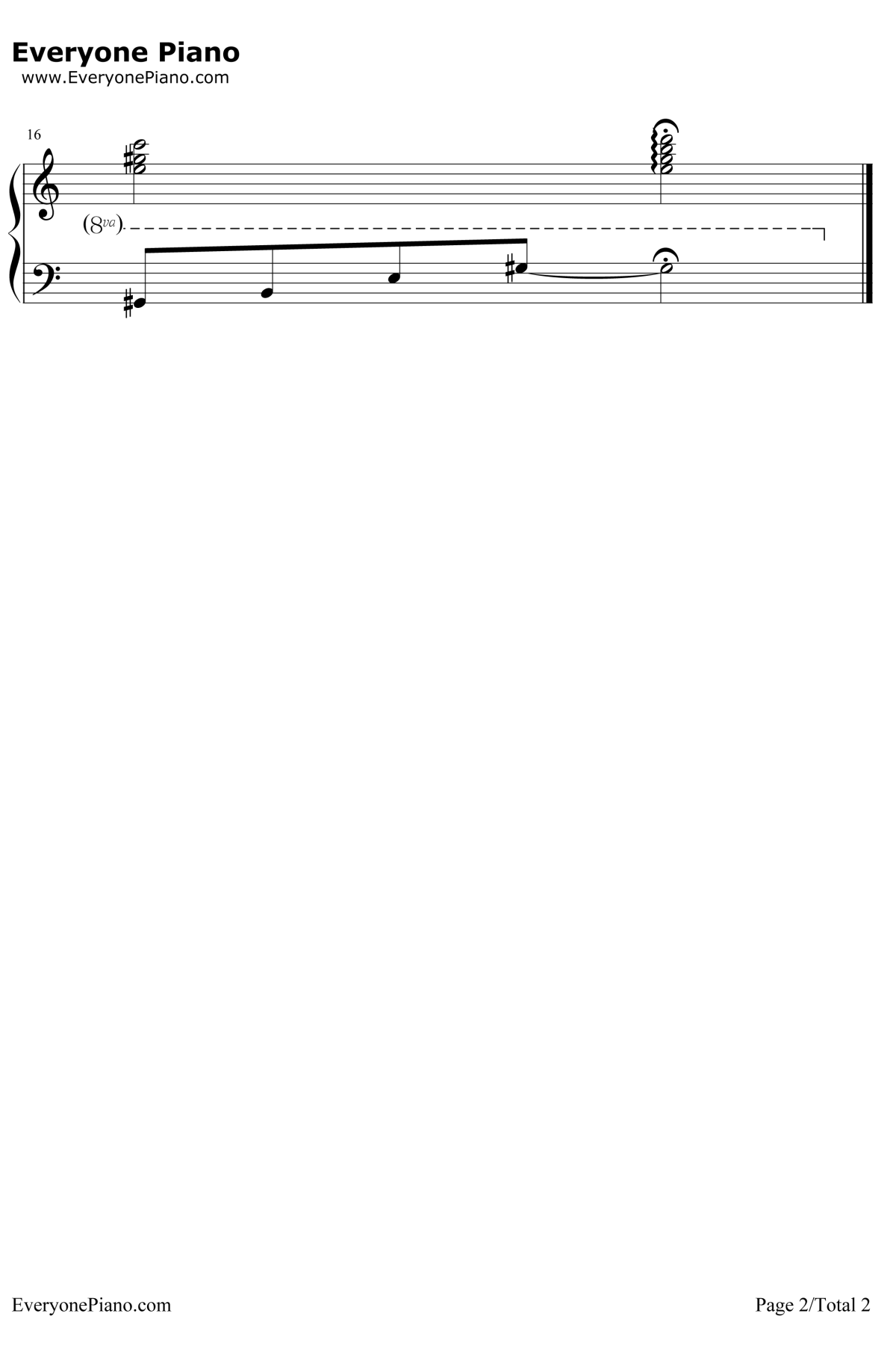 Silent Jealousy钢琴谱-Yoshiki-钢琴独奏-X-JAPAN2